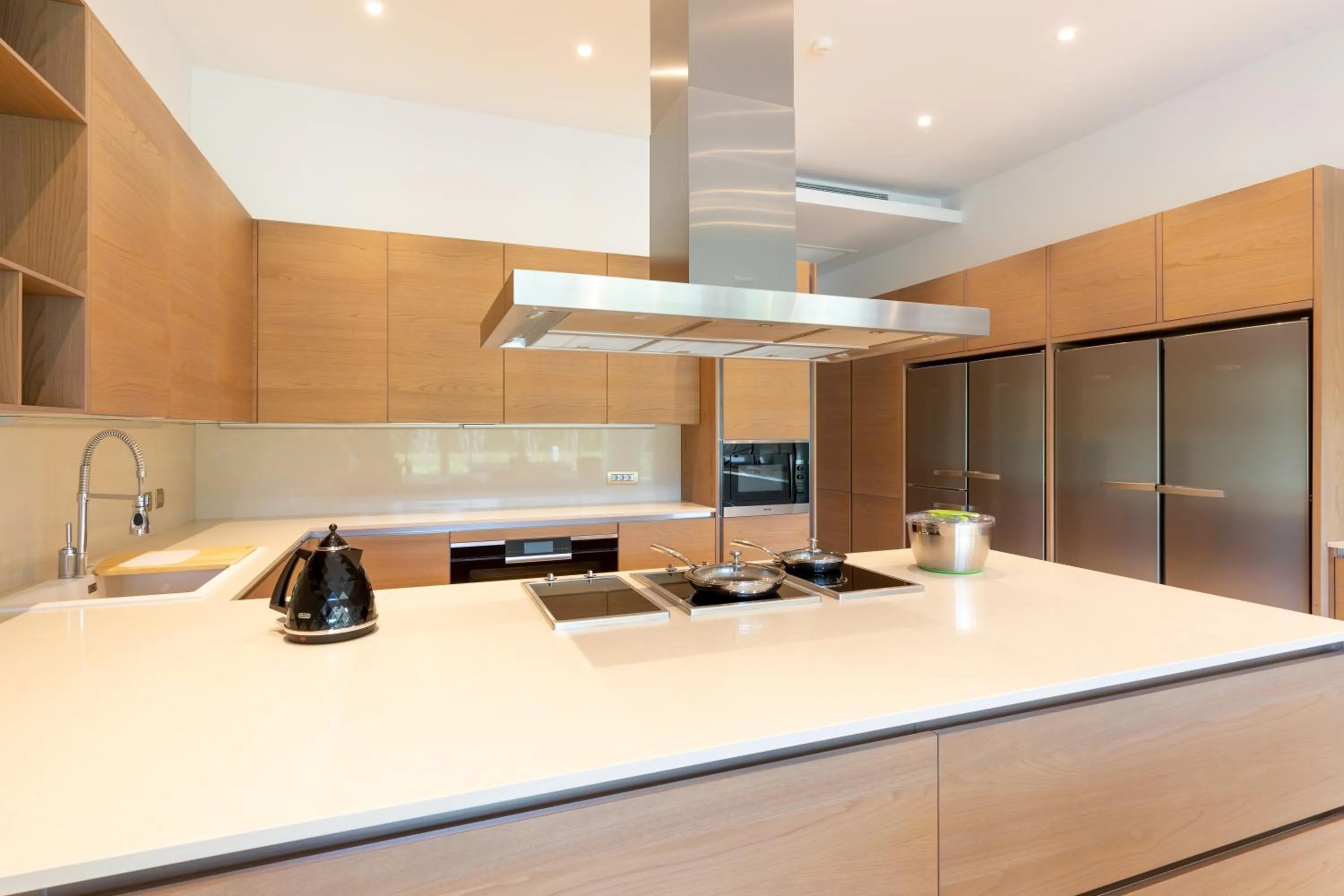 Kitchen or kitchenette in Hiddenbay Teos Hotel