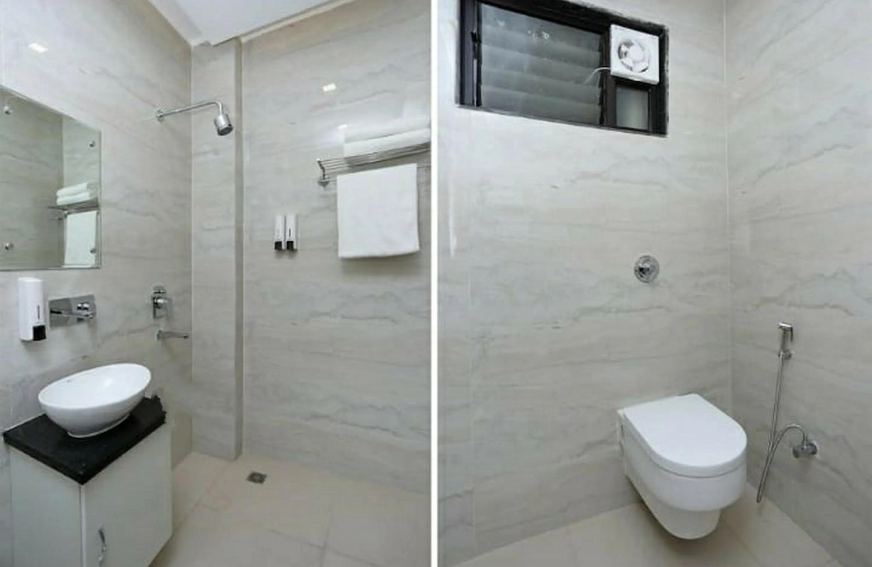 Shower in Hotel Eleven Heights ,Bhopal