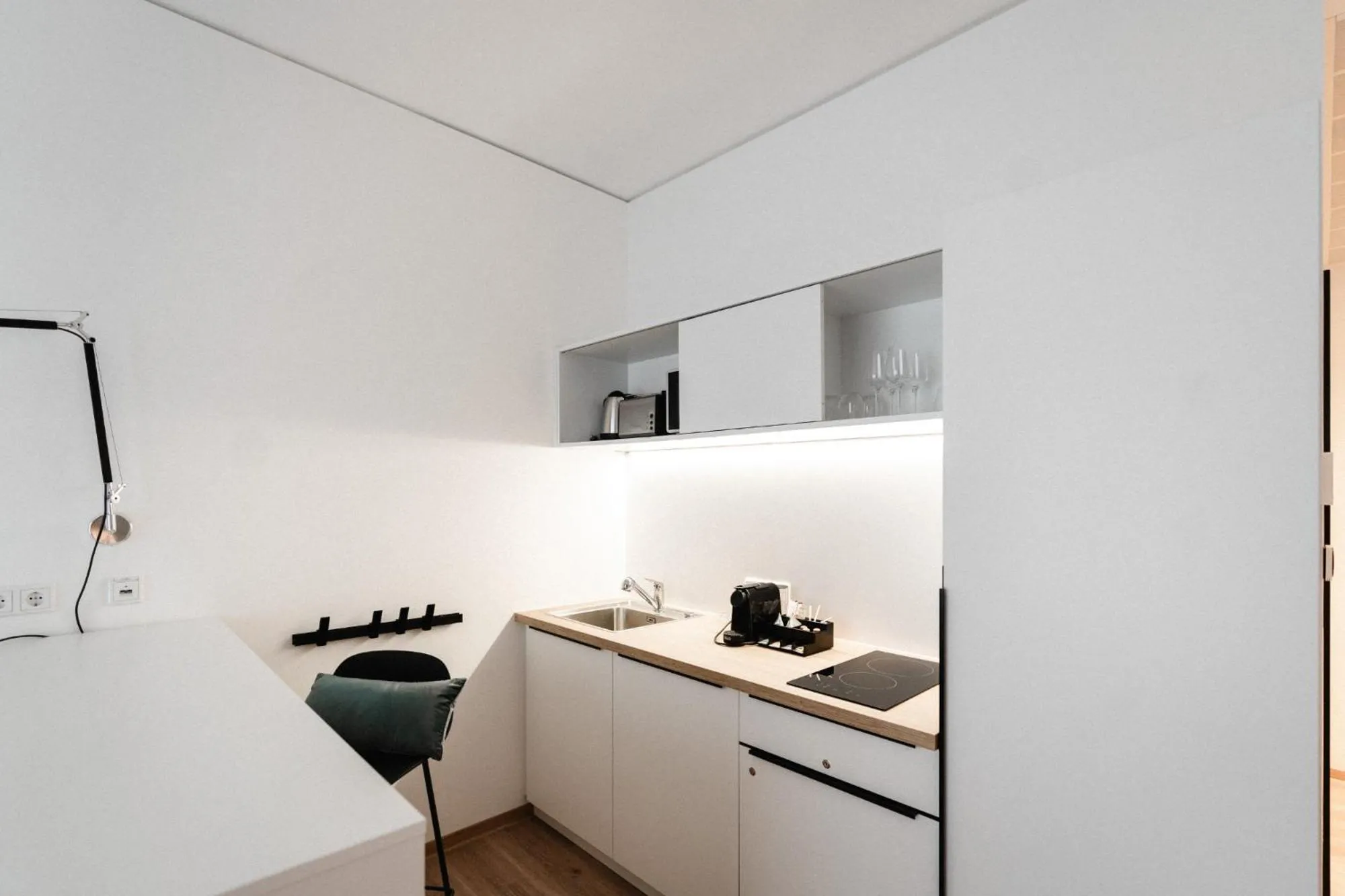 Kitchen or kitchenette in the place Herzogenaurach - Serviced Apartments