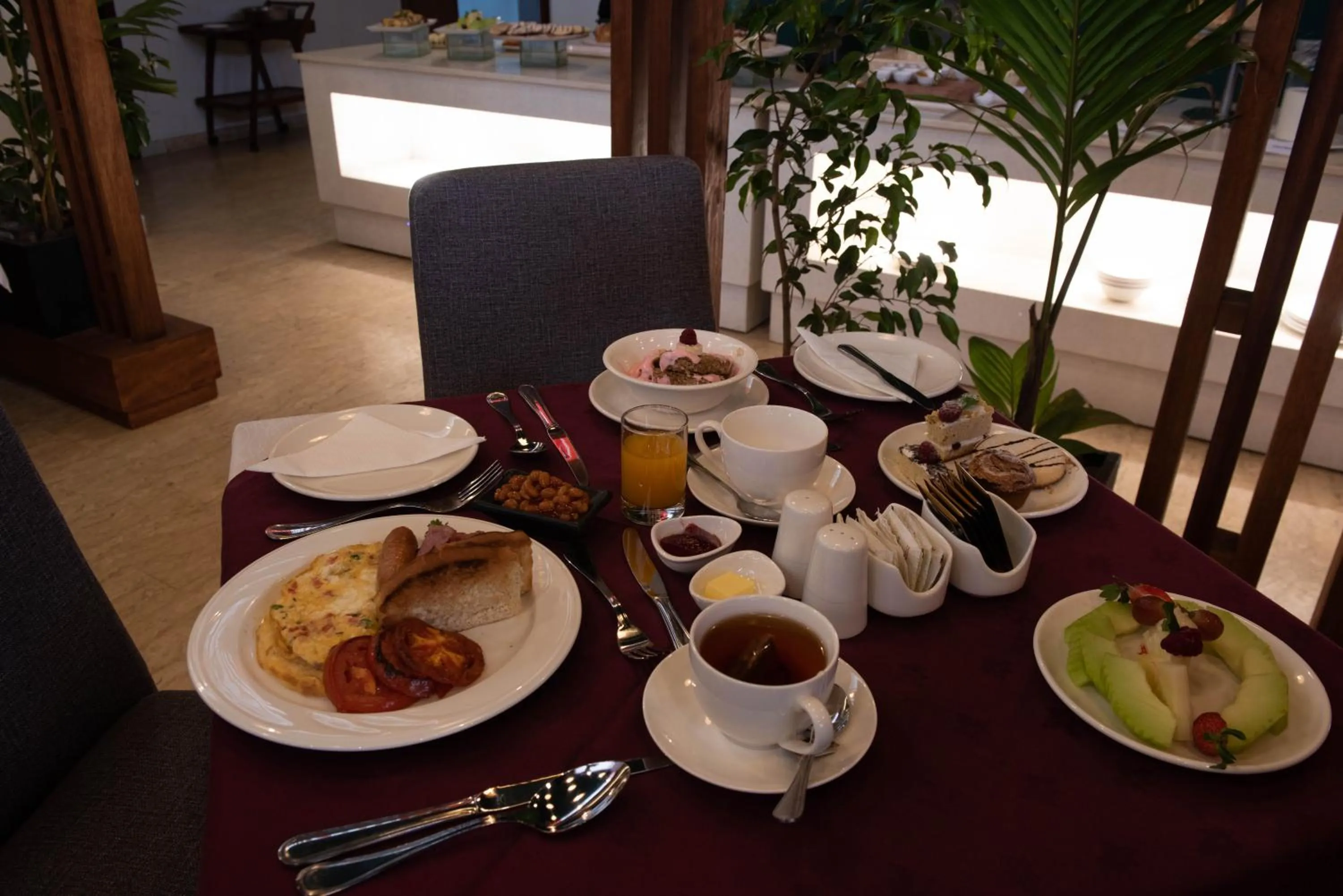 Breakfast in Hotel Boulevard Nairobi, City Centre CBD
