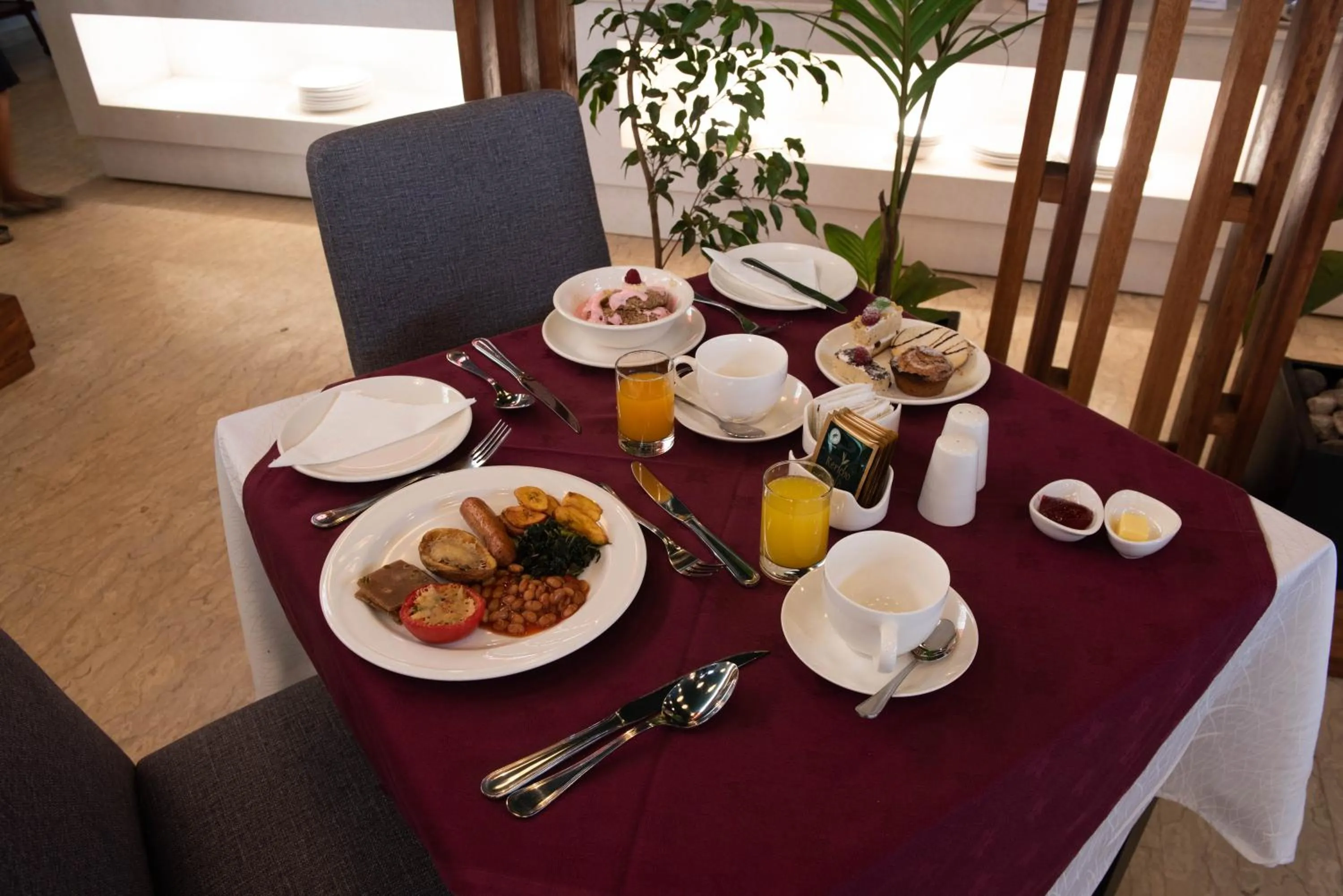 Breakfast in Hotel Boulevard Nairobi, City Centre CBD