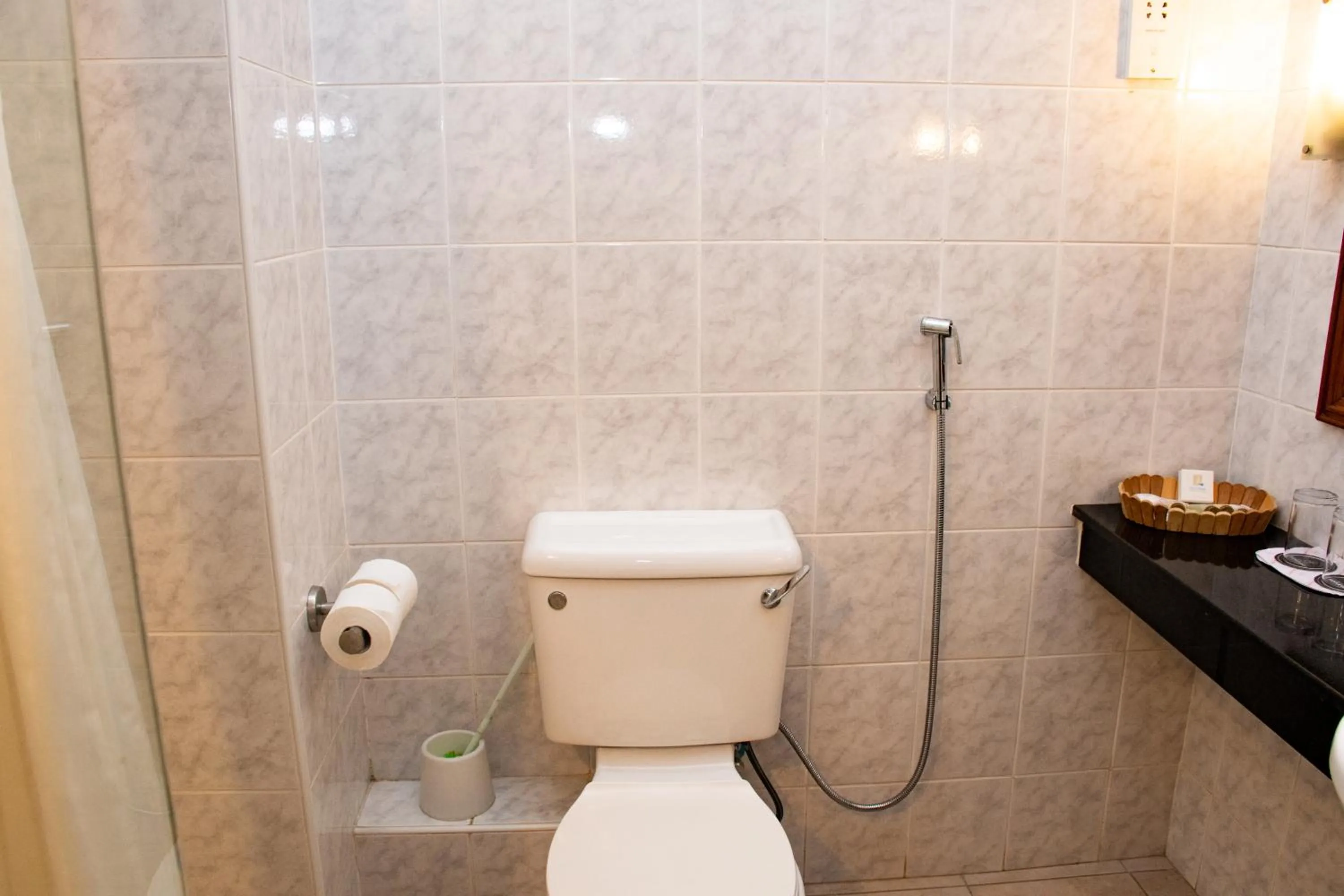 Toilet in Hotel Boulevard Nairobi, City Centre CBD