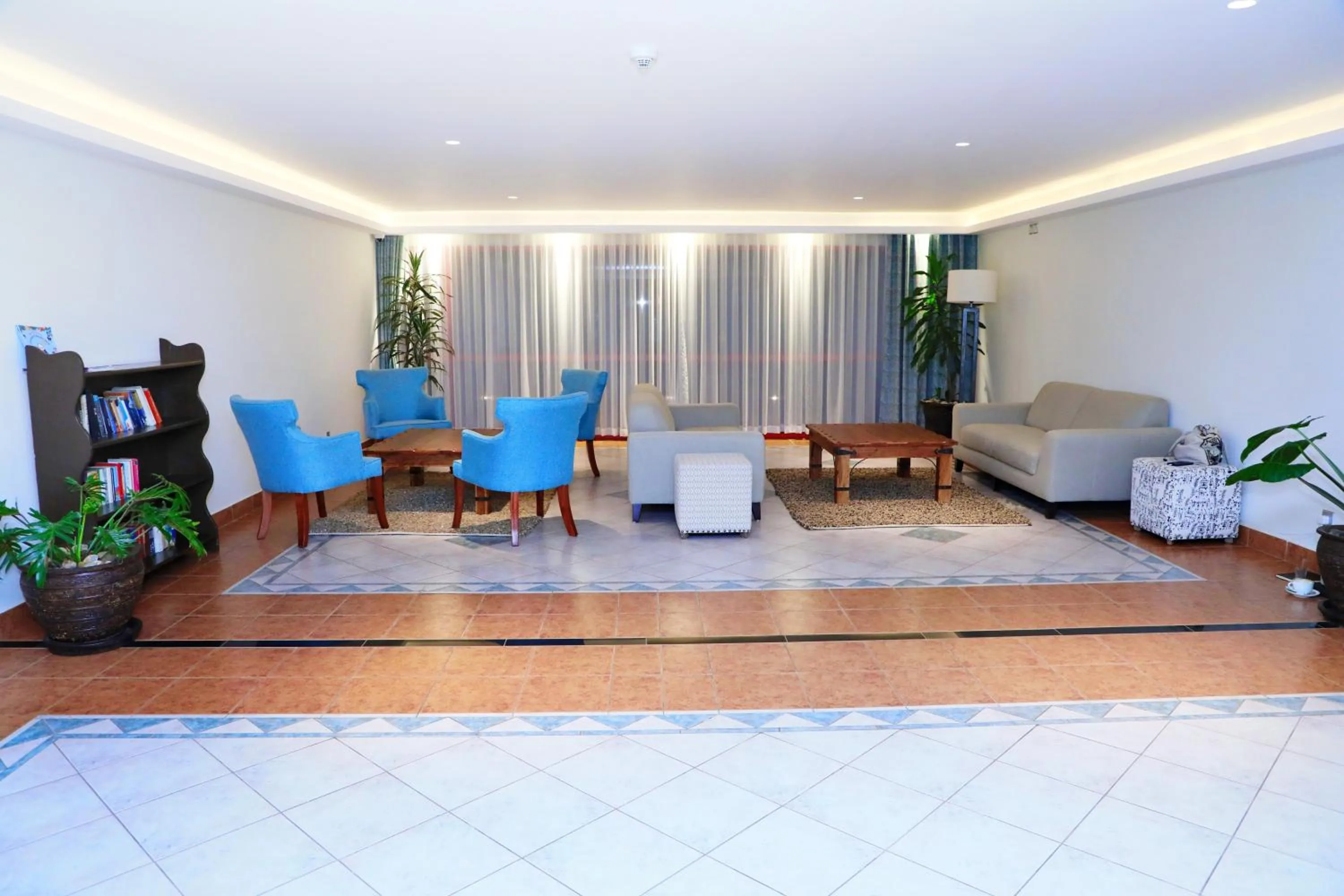 Seating area in Hotel Boulevard Nairobi, City Centre CBD