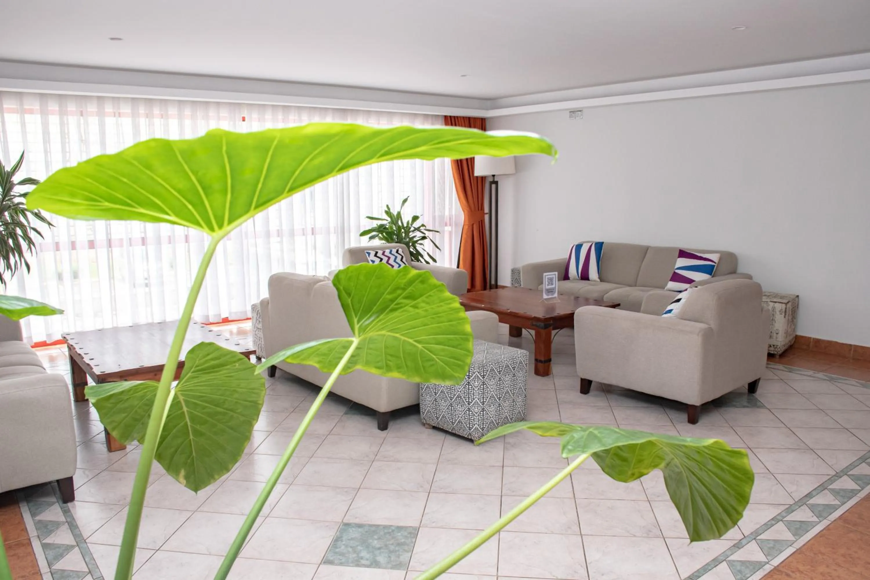 Seating area in Hotel Boulevard Nairobi, City Centre CBD