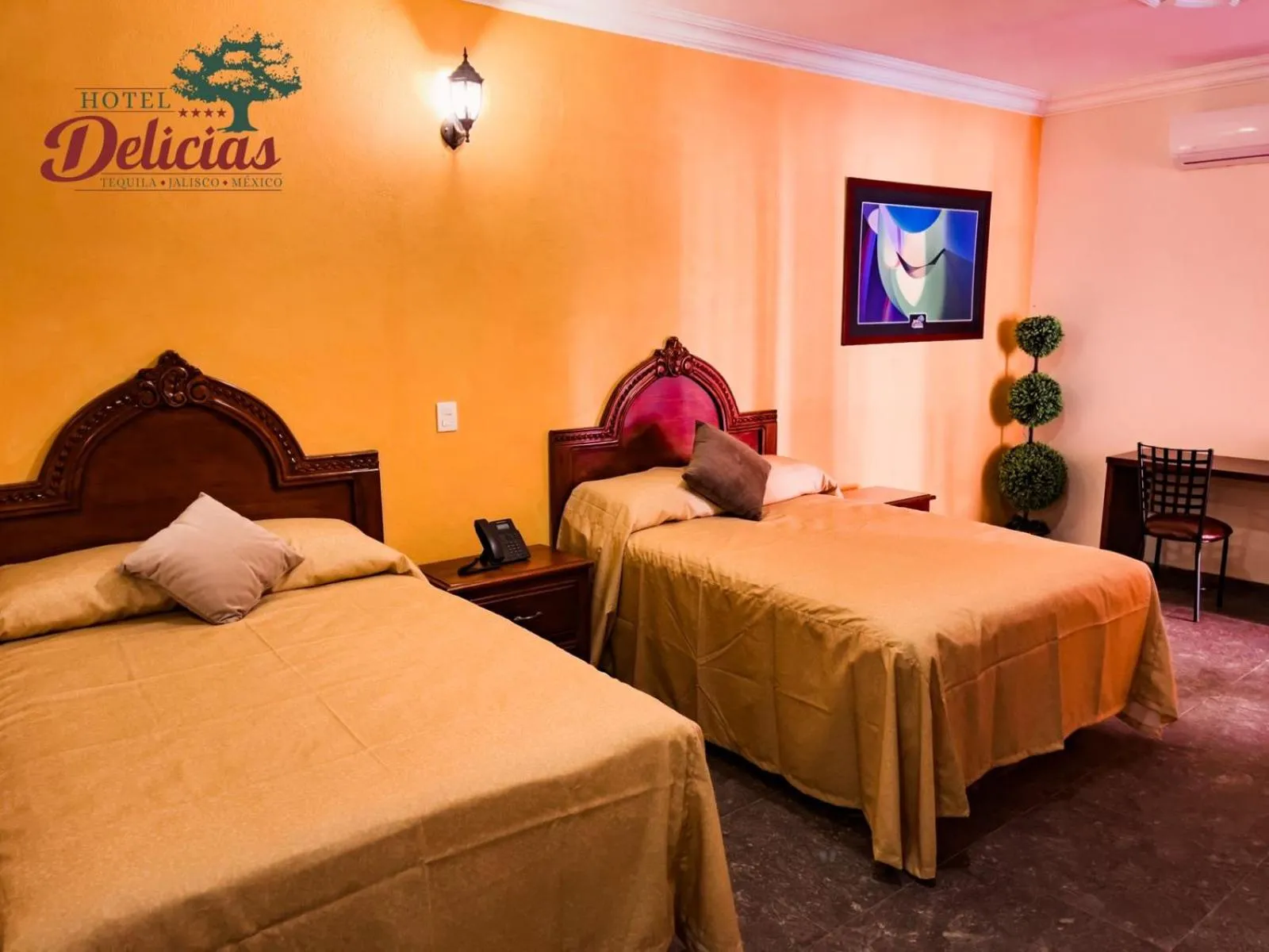 Deluxe Twin Room in Hotel Delicias Tequila