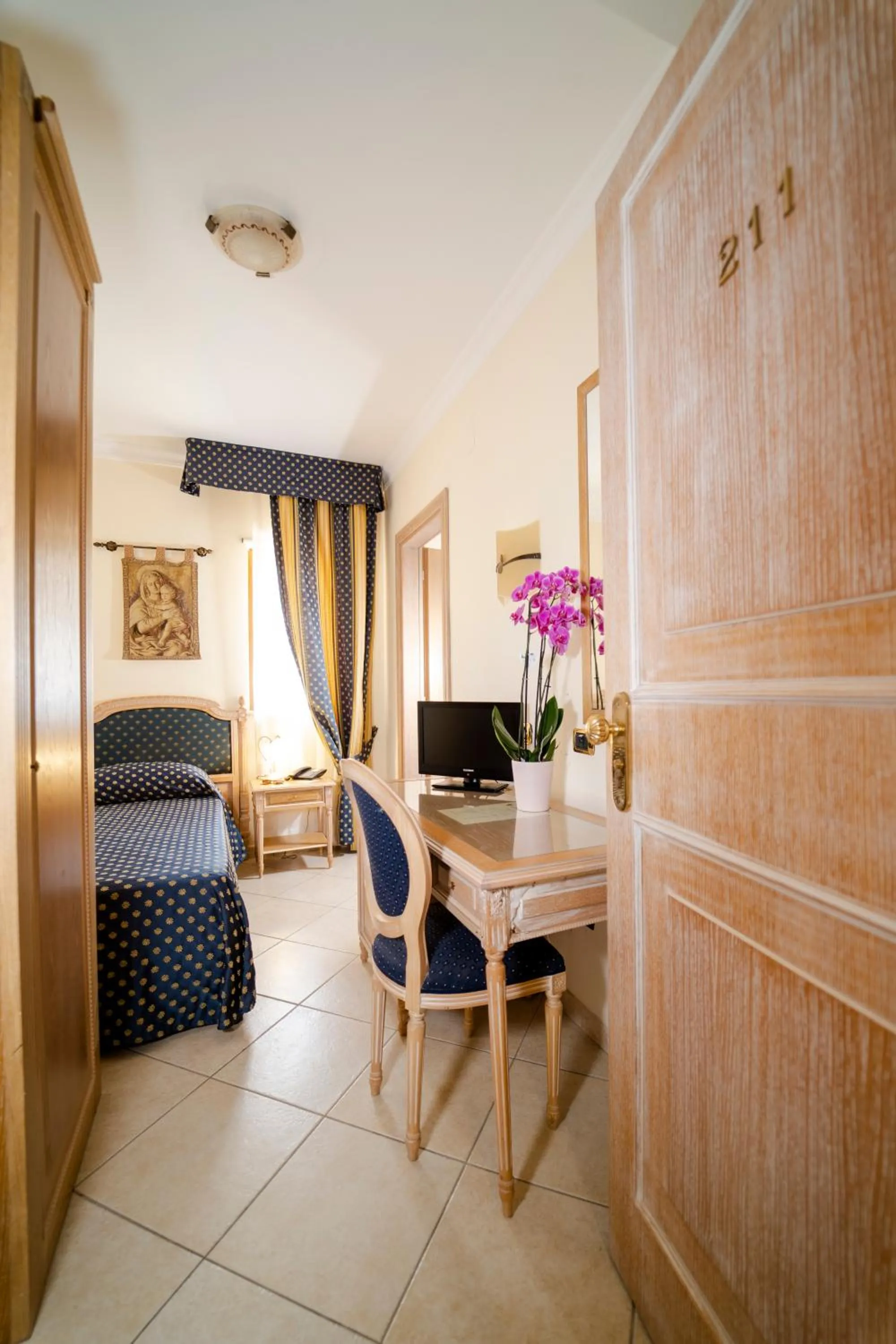 Bed in Hotel Villa Romana