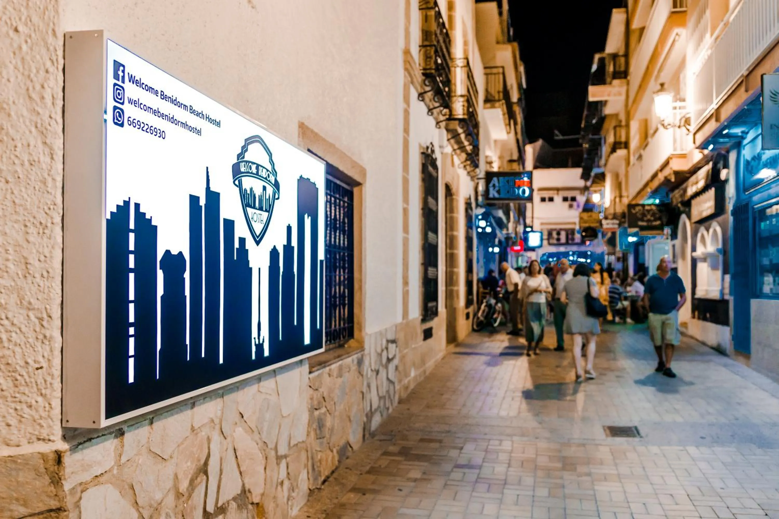Property logo or sign in Hostel Welcome Benidorm