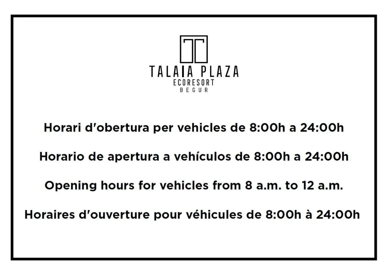 Talaia Plaza EcoResort Begur