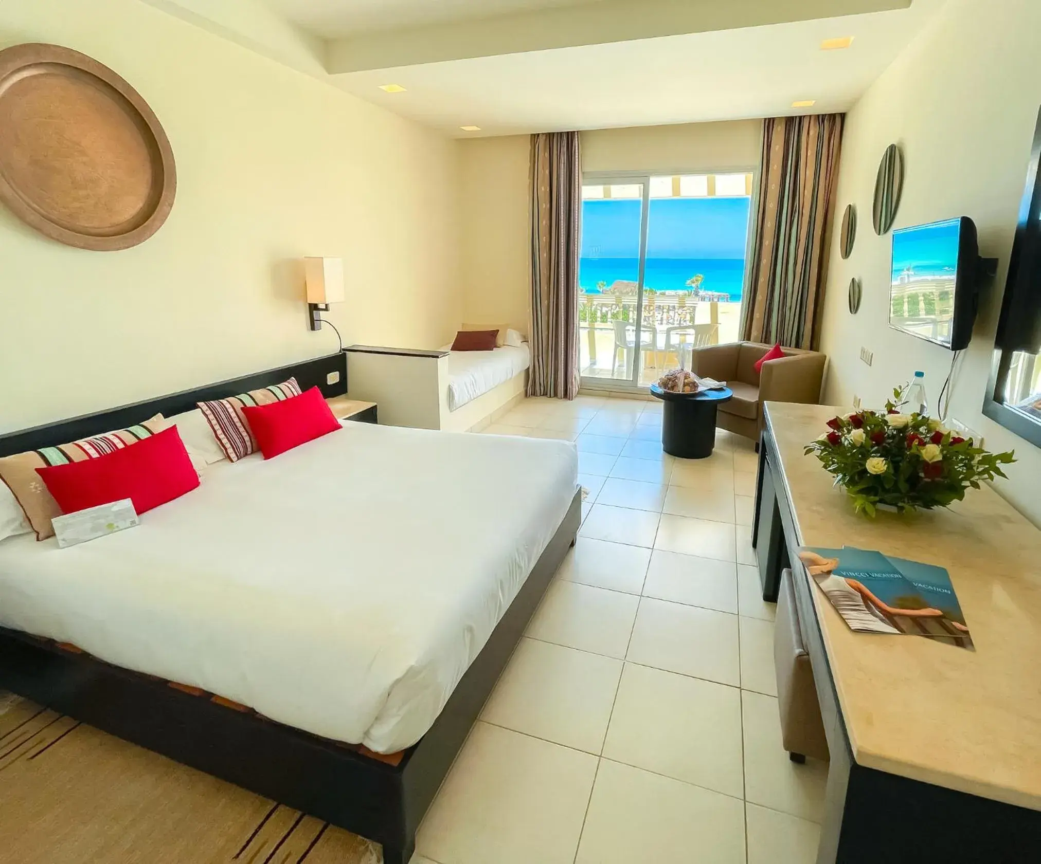 View (from property/room), Bed in Vincci Dar Midoun View (from property/room), Bed in Vincci Dar Midoun