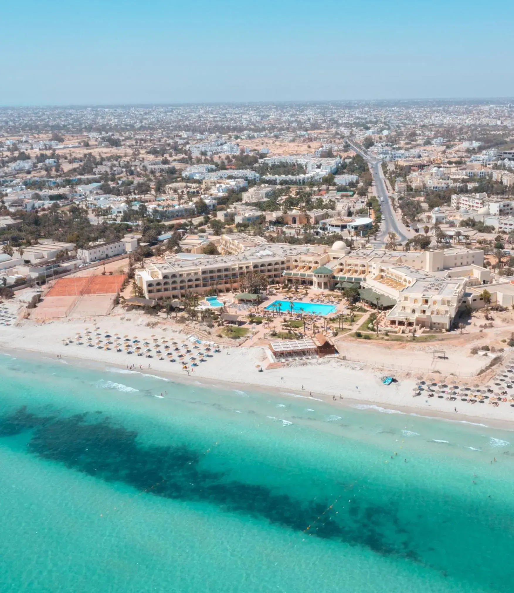 Bird's eye view in Vincci Dar Midoun Bird's eye view in Vincci Dar Midoun