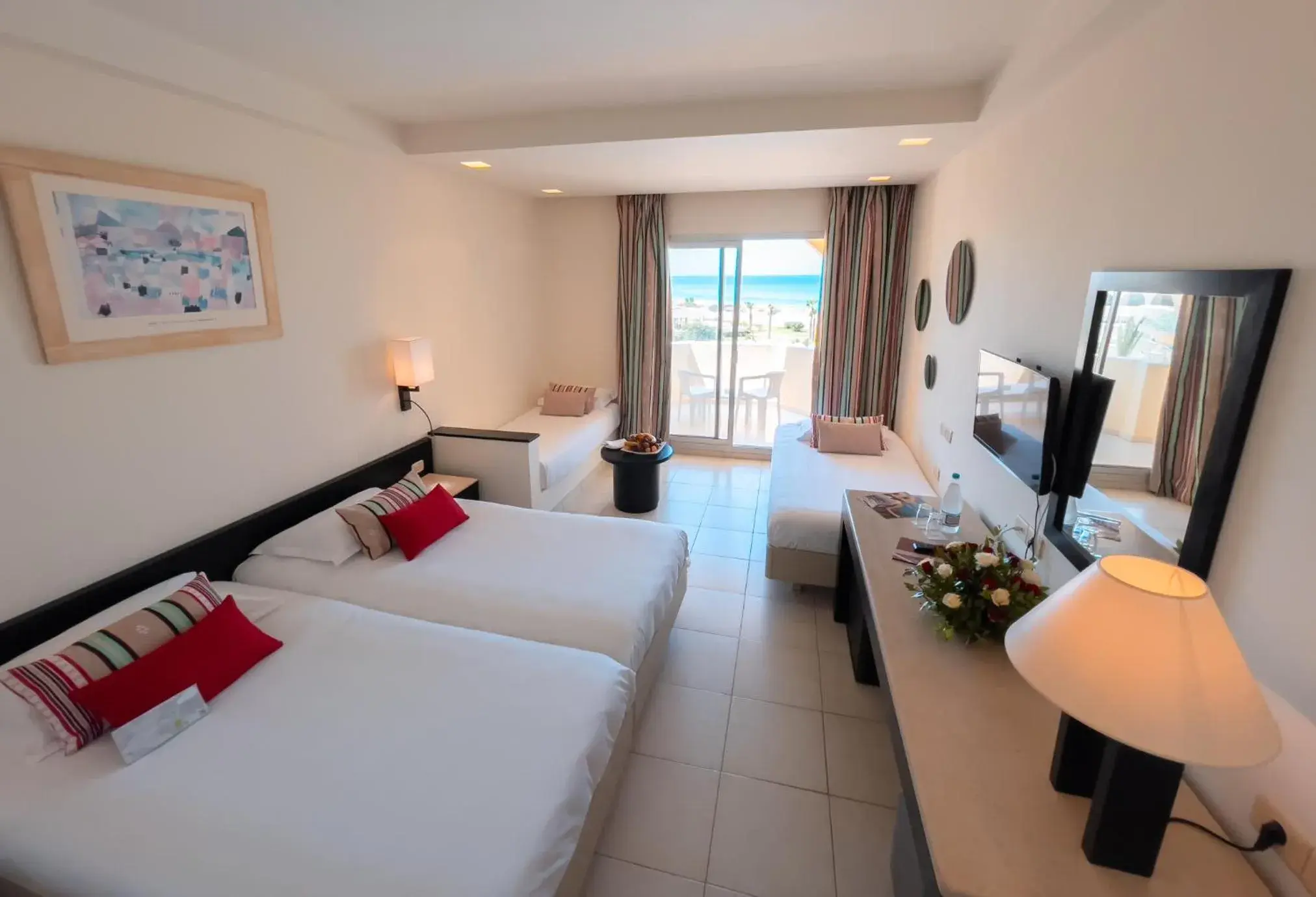 TV and multimedia, Bed in Vincci Dar Midoun TV and multimedia, Bed in Vincci Dar Midoun