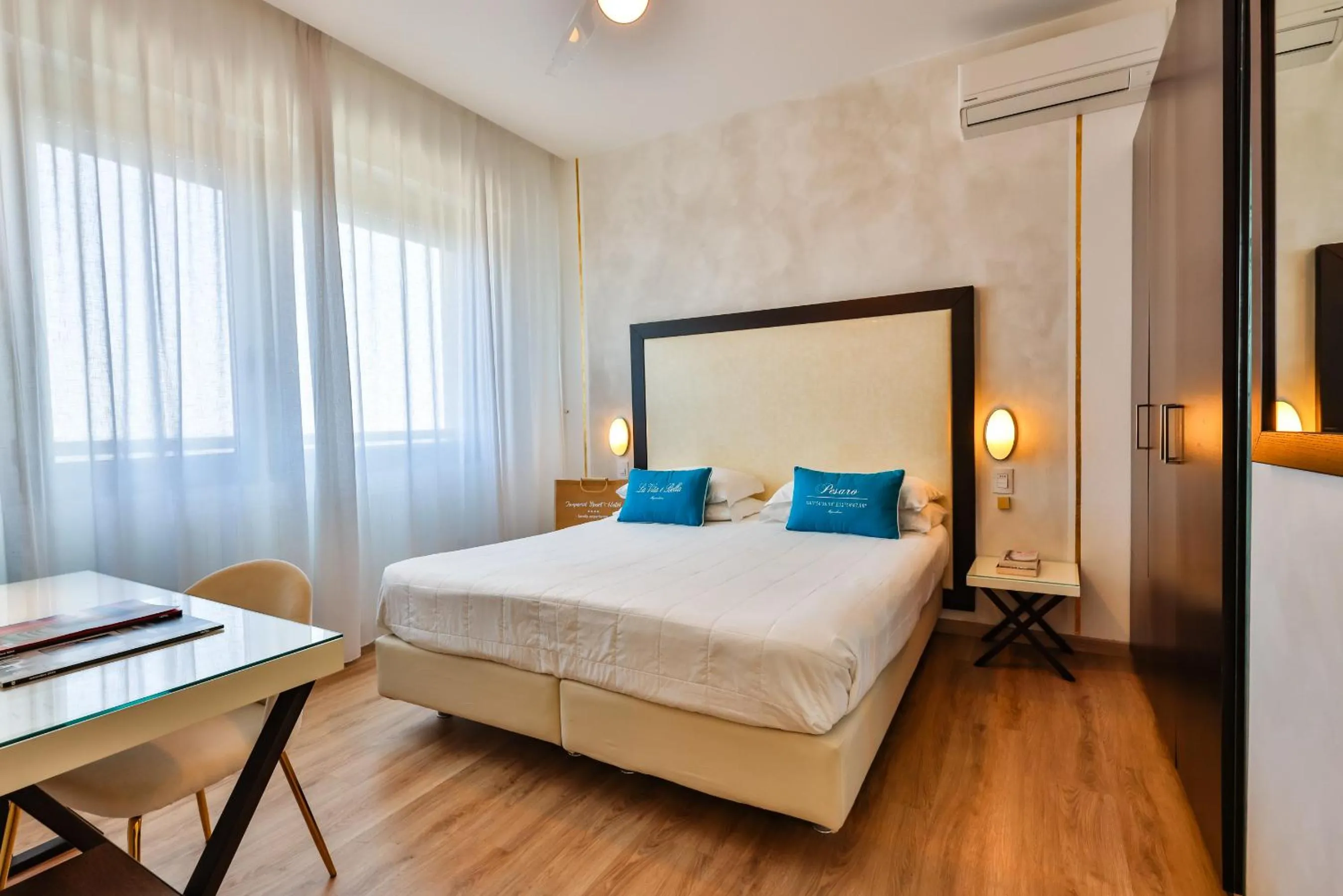 Bed in UNAHOTELS Imperial Sport Hotel