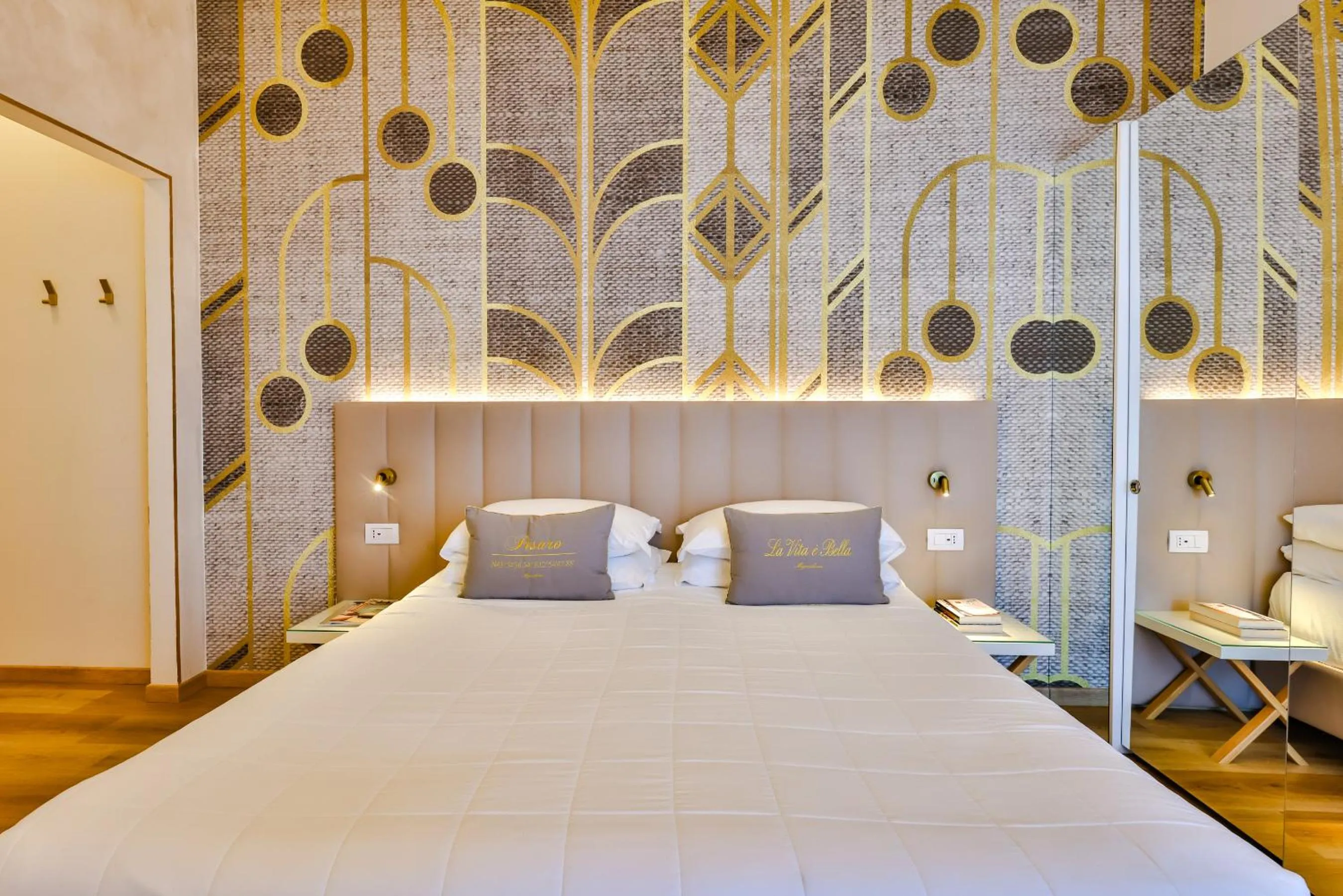 Bed in UNAHOTELS Imperial Sport Hotel