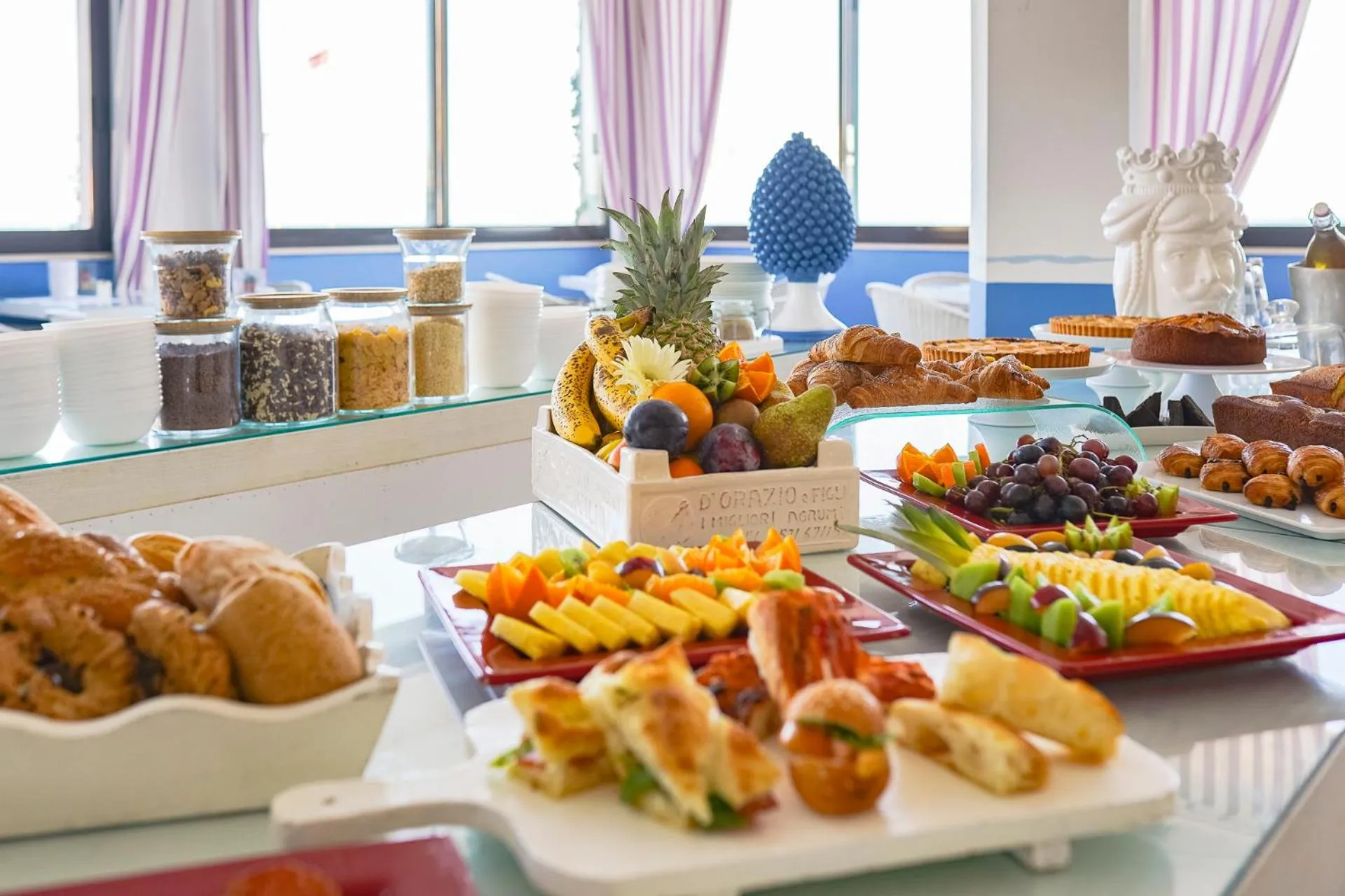 Food in UNAHOTELS Imperial Sport Hotel