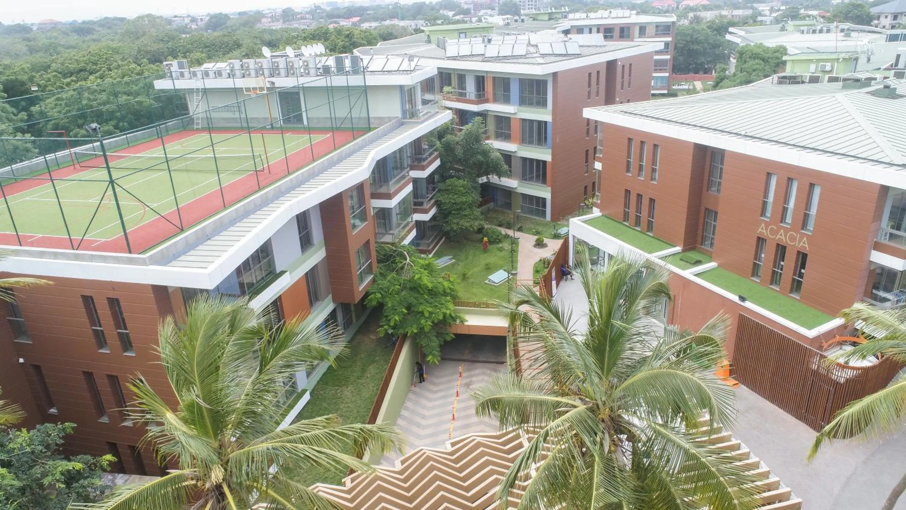 Bird's eye view in Accra Luxury Apartments @ Pearl