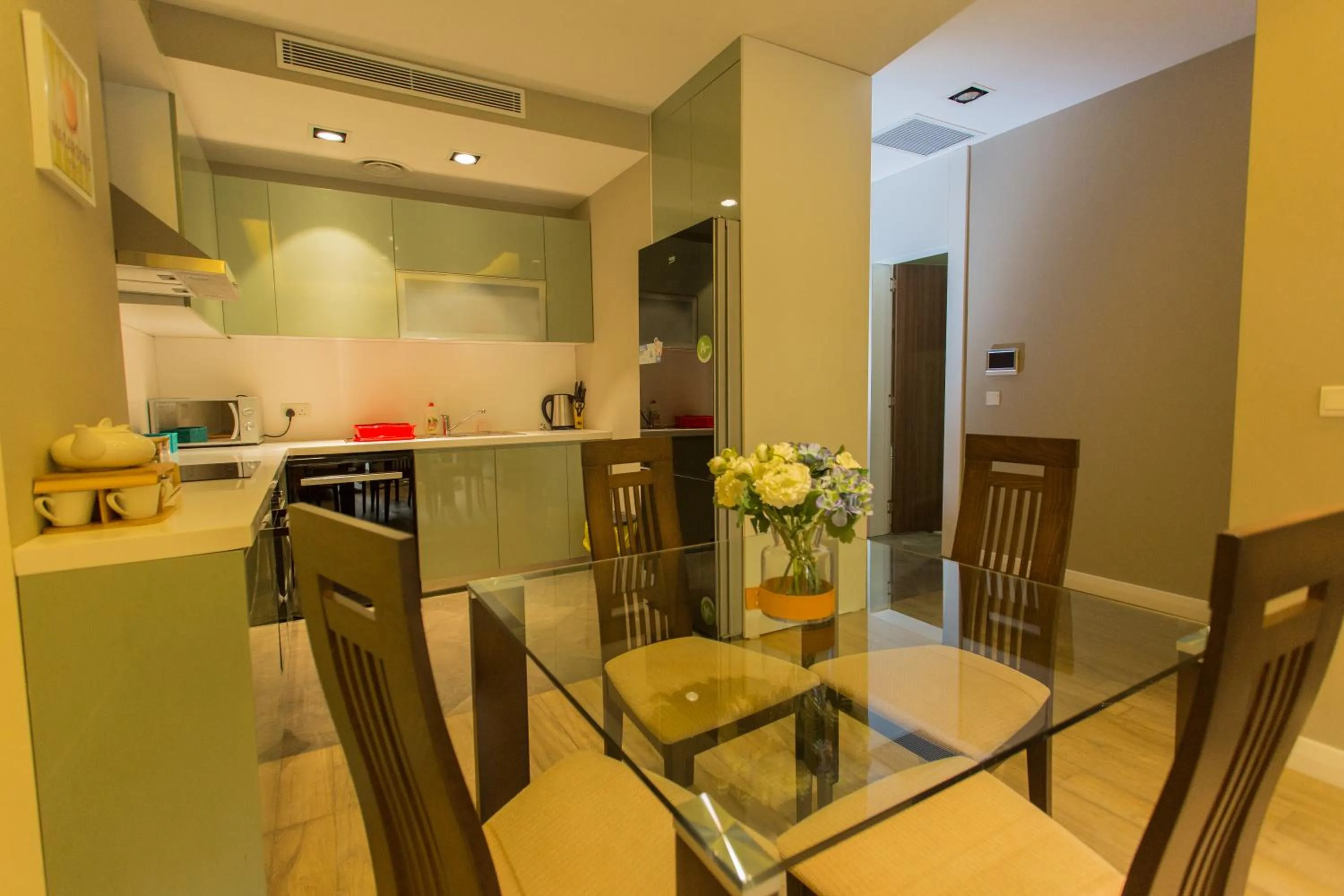 Kitchen or kitchenette in Accra Luxury Apartments @ Pearl