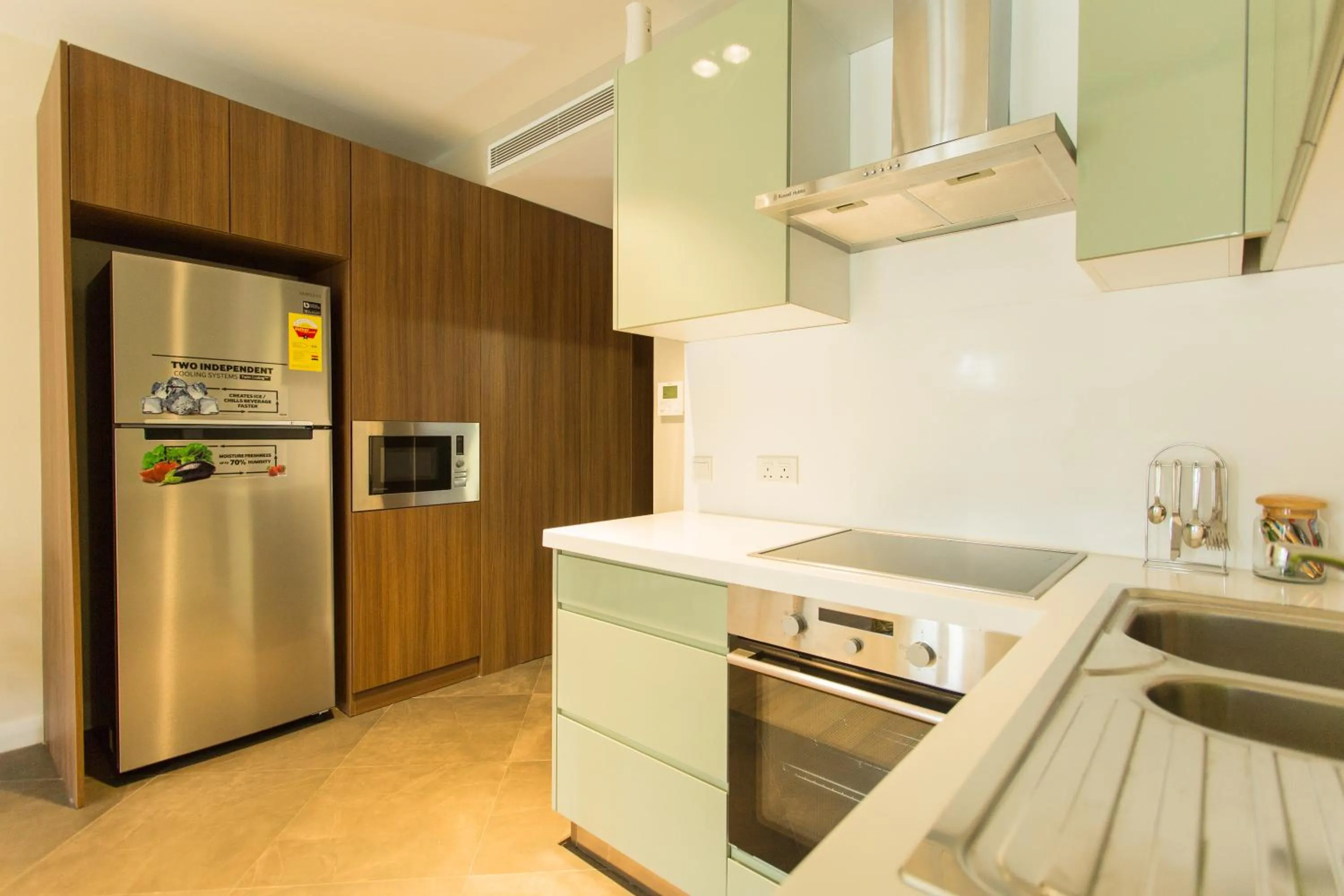 Kitchen or kitchenette in Accra Luxury Apartments @ Pearl