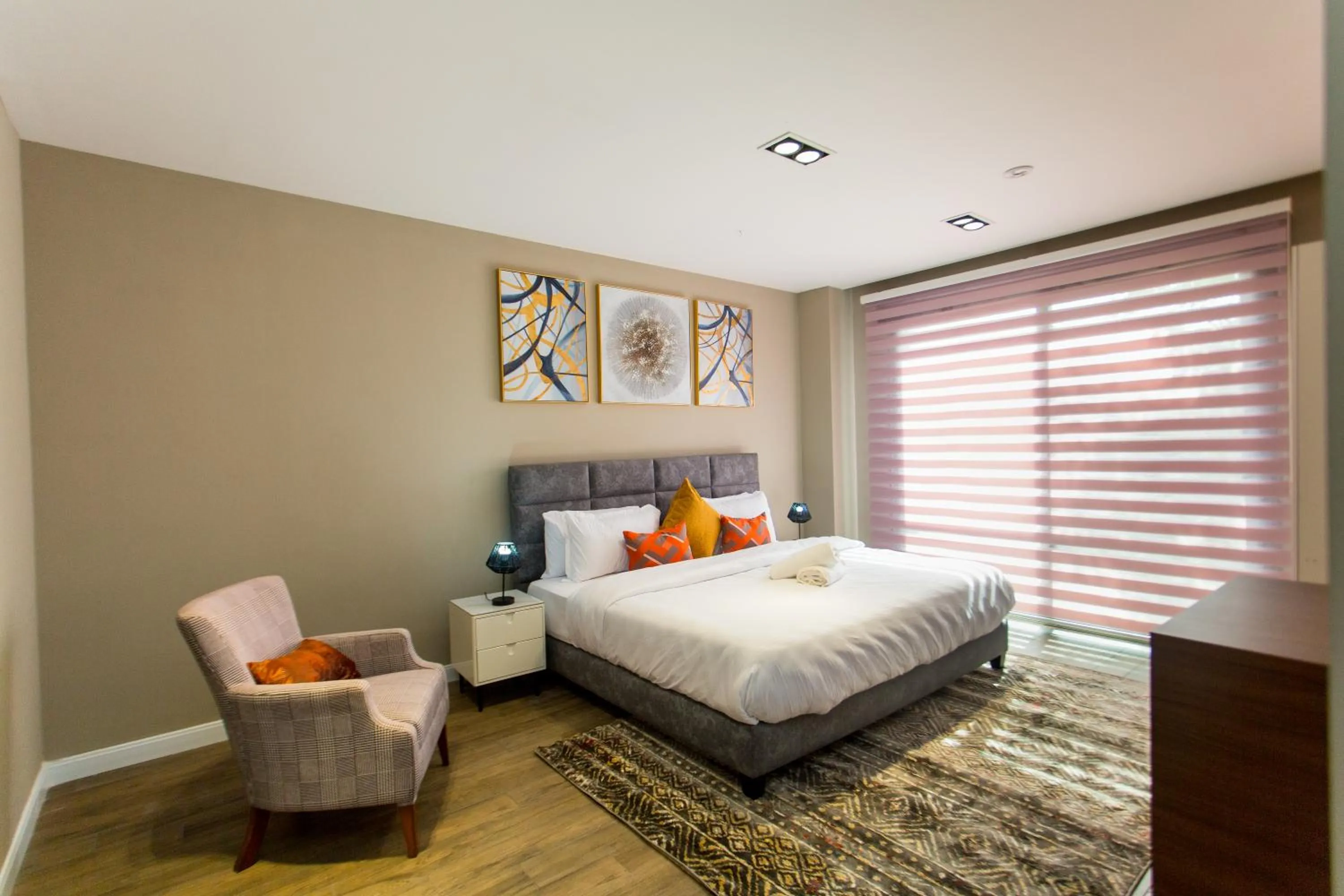 Bedroom, Bed in Accra Luxury Apartments @ Pearl