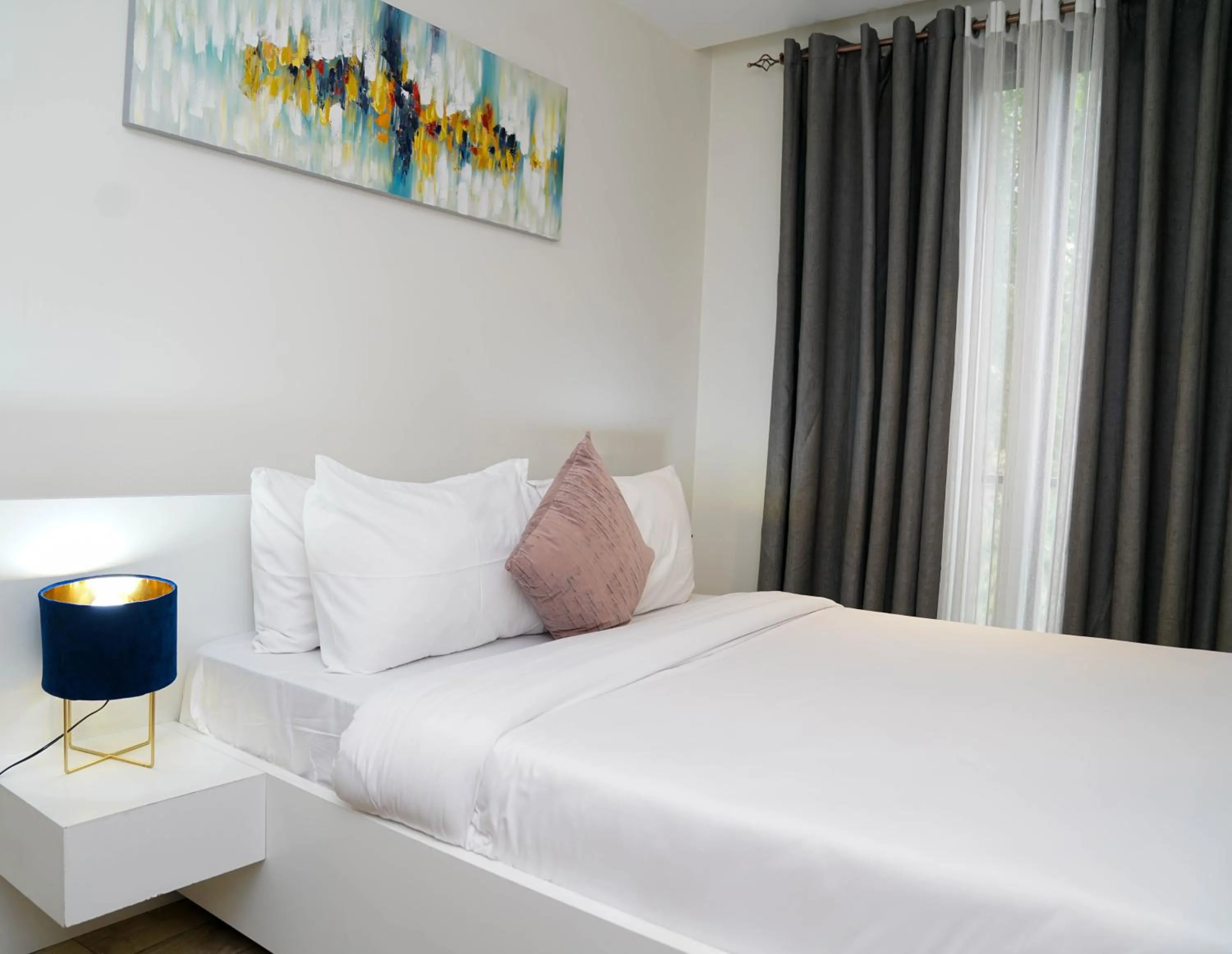 Bedroom, Bed in Accra Luxury Apartments @ Pearl