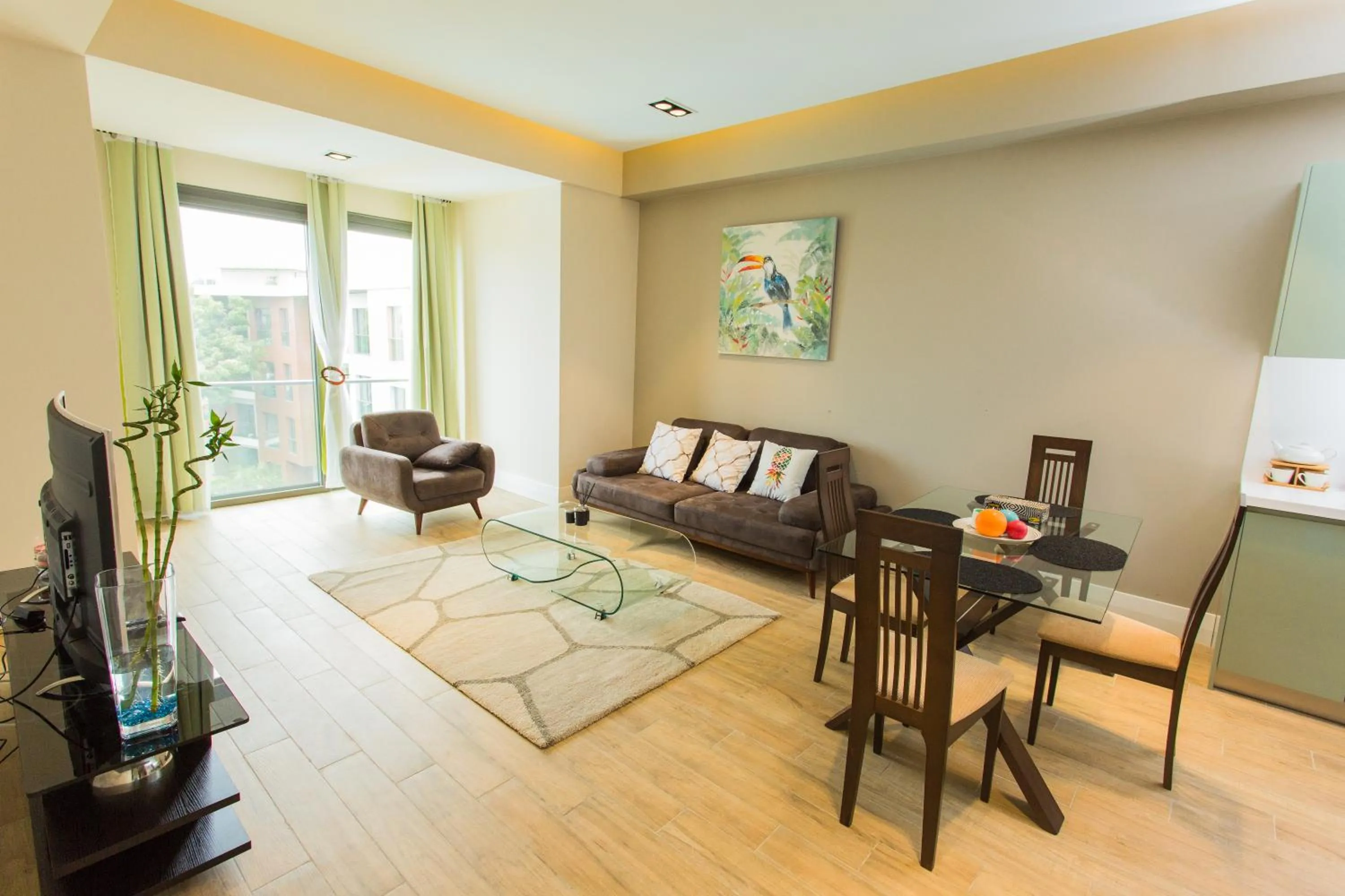 Living room in Accra Luxury Apartments @ Pearl