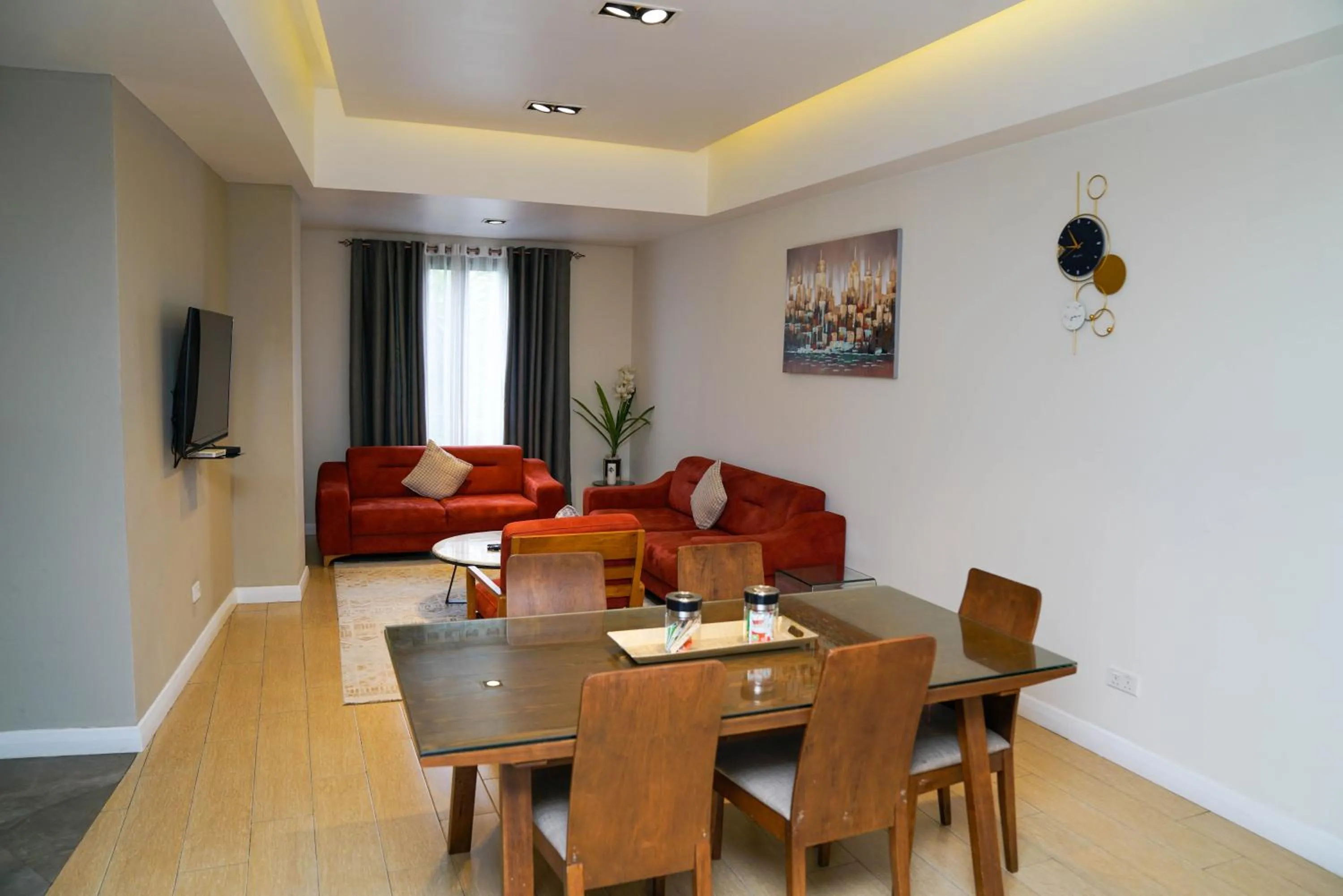 Living room in Accra Luxury Apartments @ Pearl