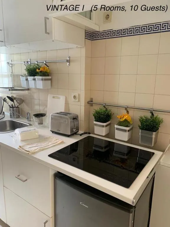 Kitchen or kitchenette in Alfama Vintage 1 Ten guests - Alfama Vintage 2 Five guests - Alfama Vintage 3 Three Guests