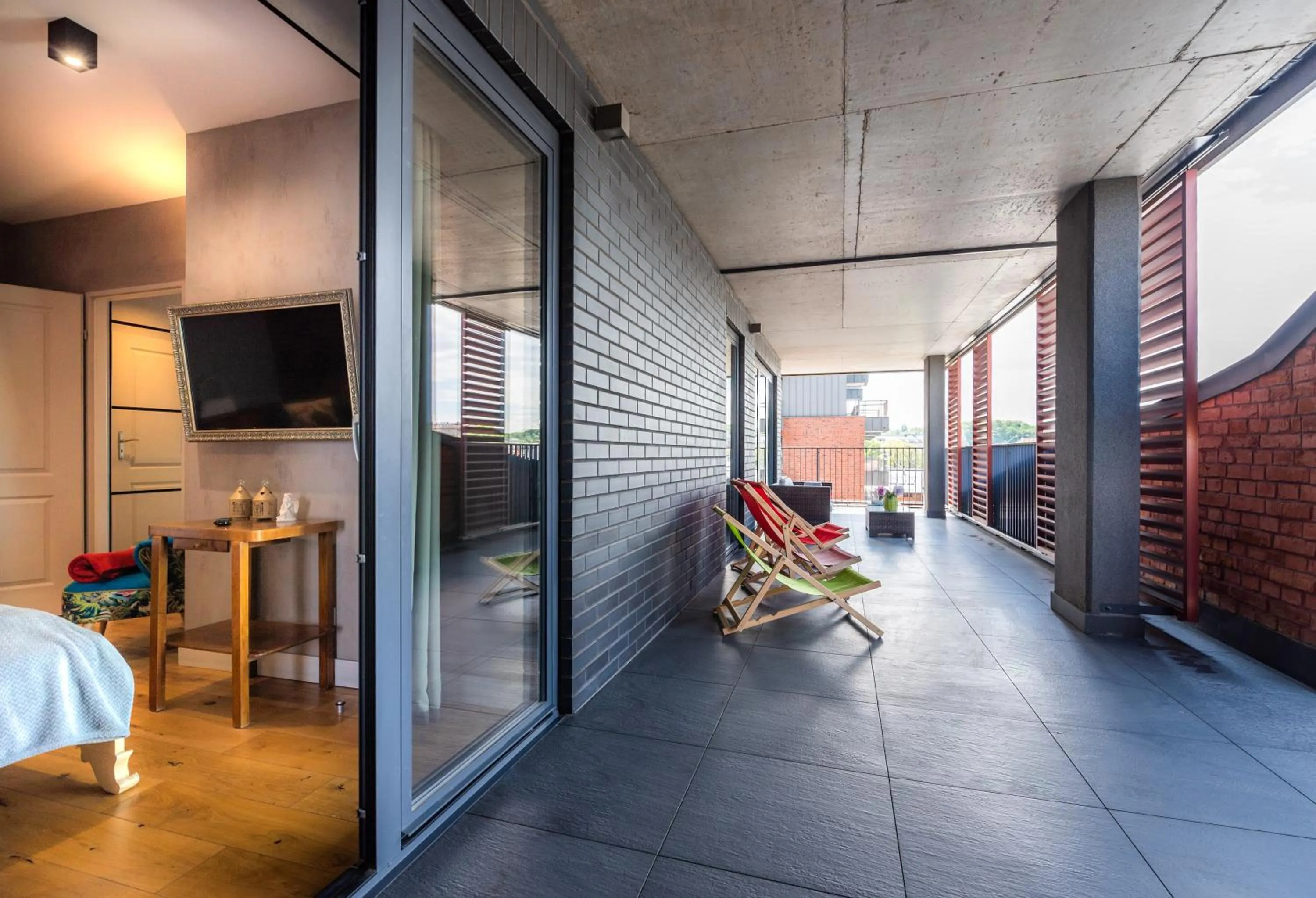 Balcony/Terrace in City Lights Kazimierz