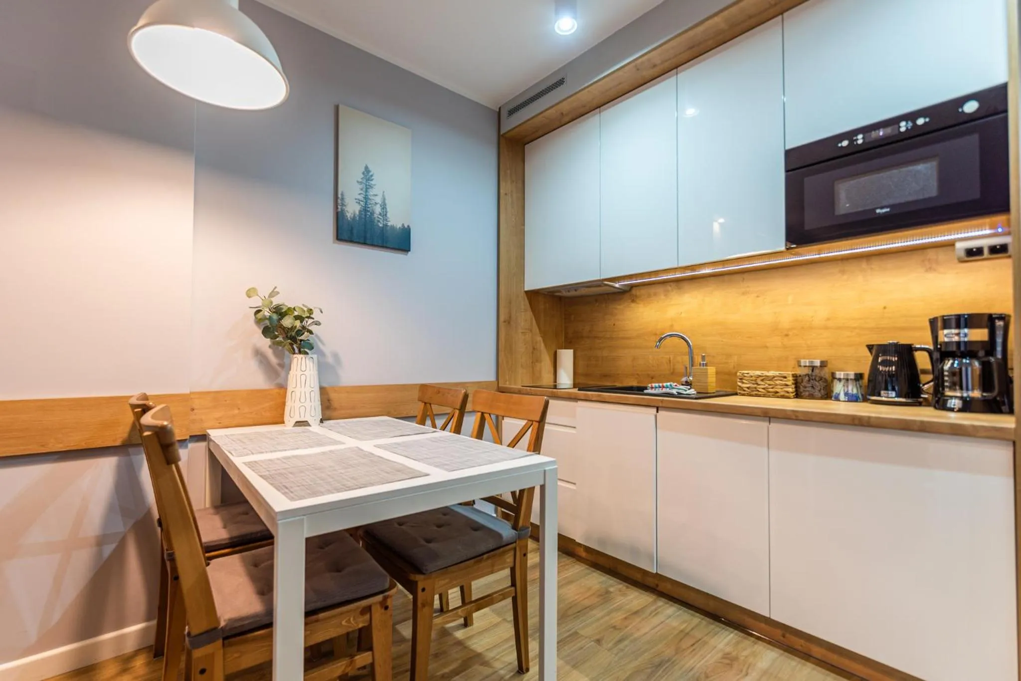 Kitchen or kitchenette in City Lights Kazimierz