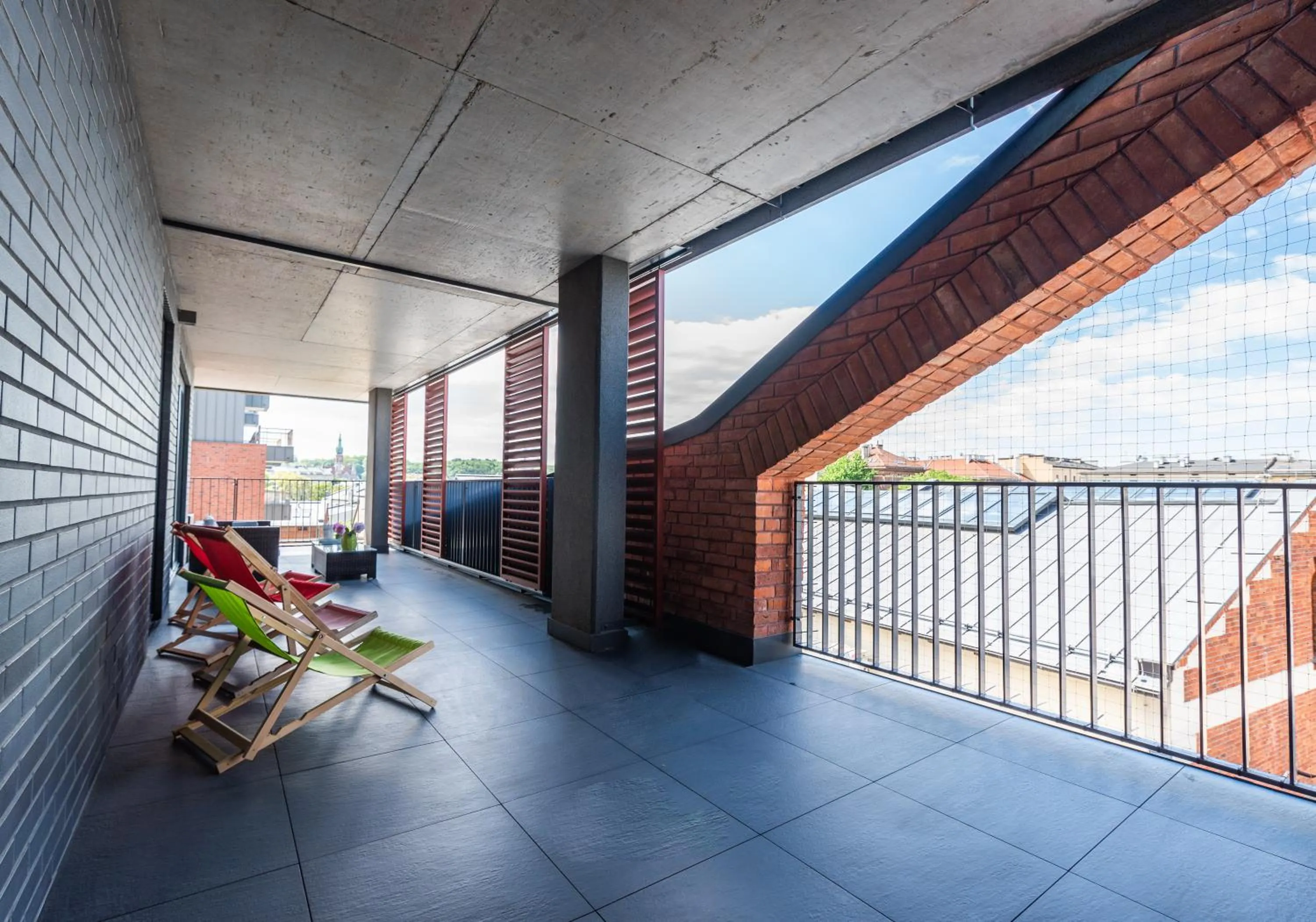 Balcony/Terrace in City Lights Kazimierz