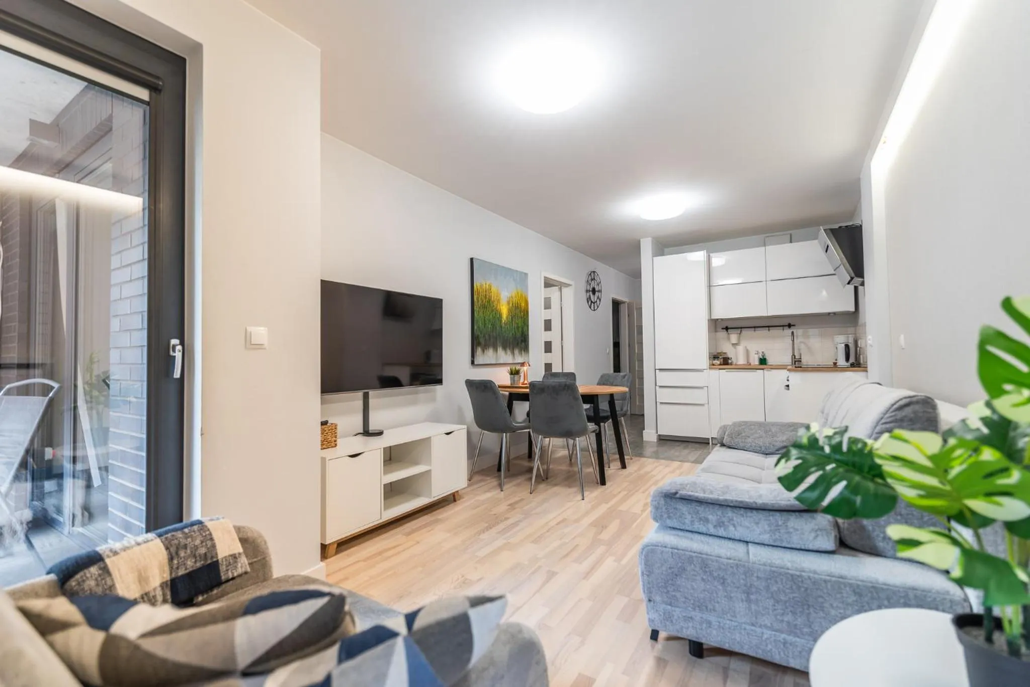 Living room in City Lights Kazimierz