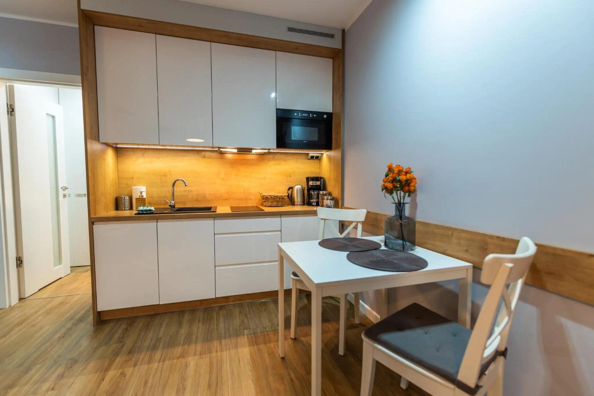 Kitchen or kitchenette in City Lights Kazimierz