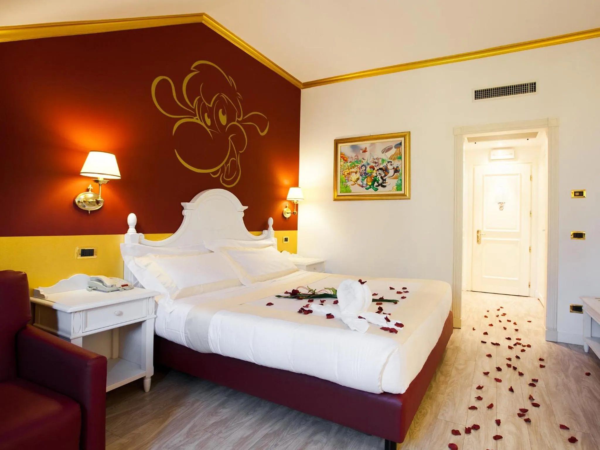 Bed in Gardaland Hotel