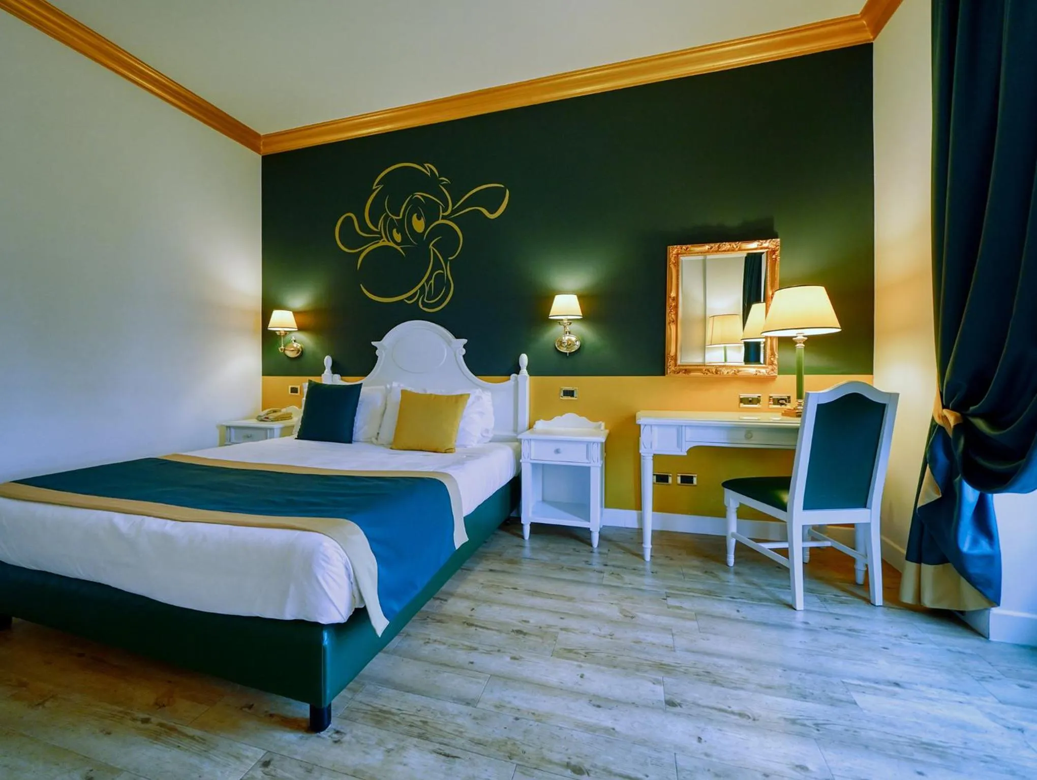 Bed in Gardaland Hotel