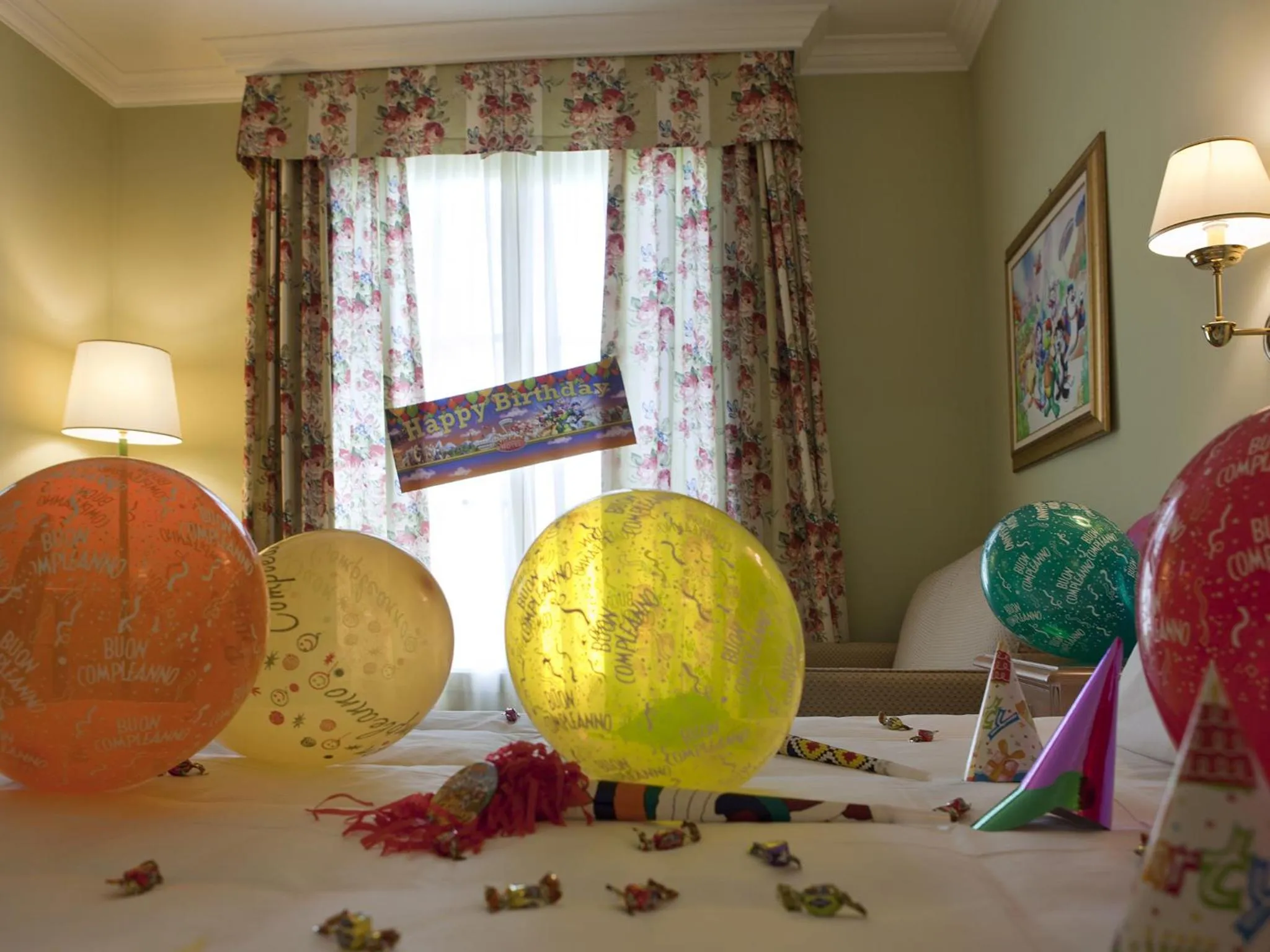 Bed in Gardaland Hotel