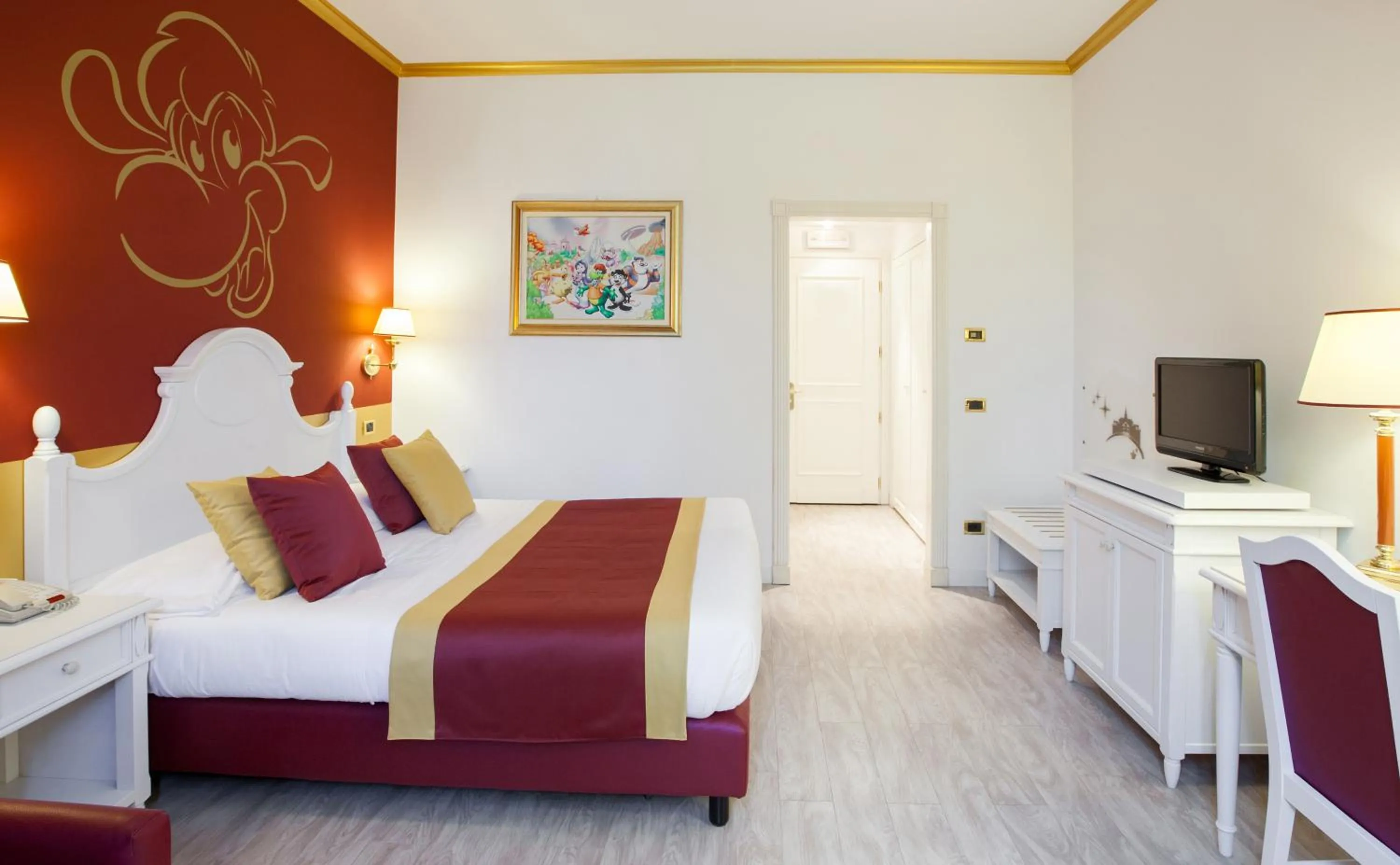 Bed in Gardaland Hotel