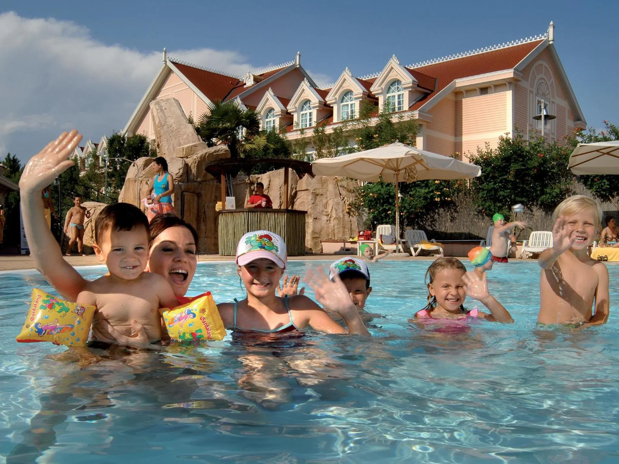 People in Gardaland Hotel