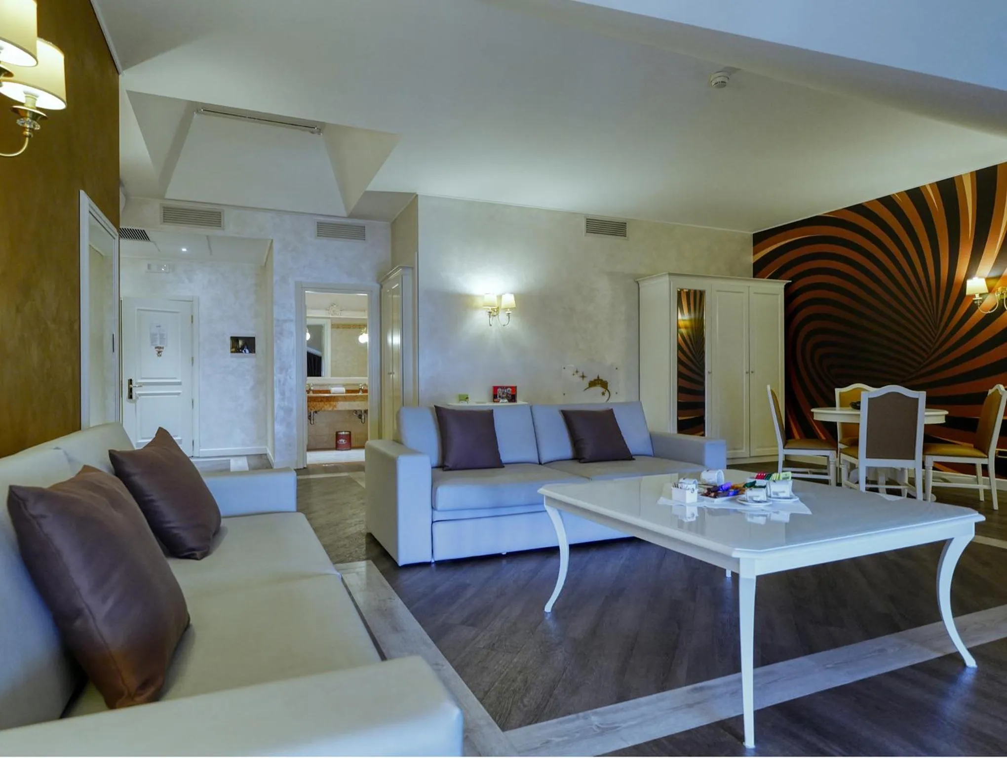 Seating area in Gardaland Hotel