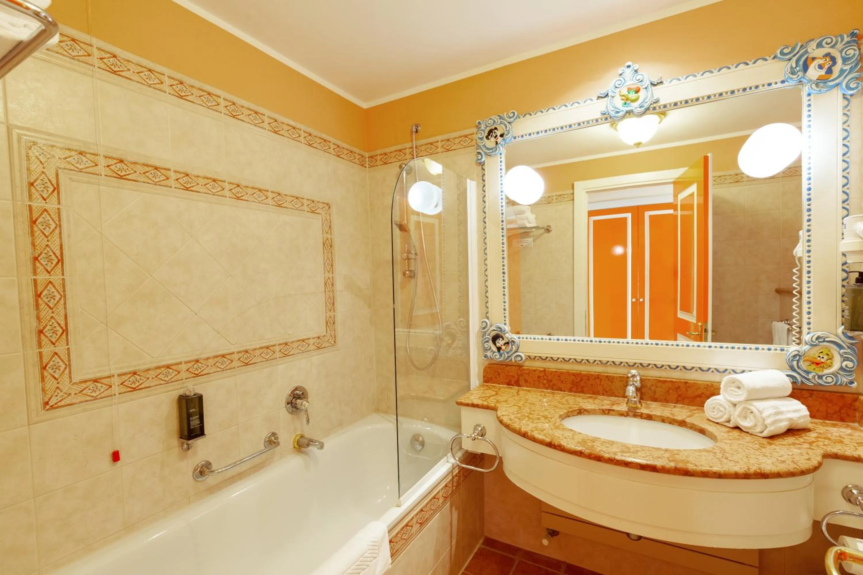 Shower in Gardaland Hotel