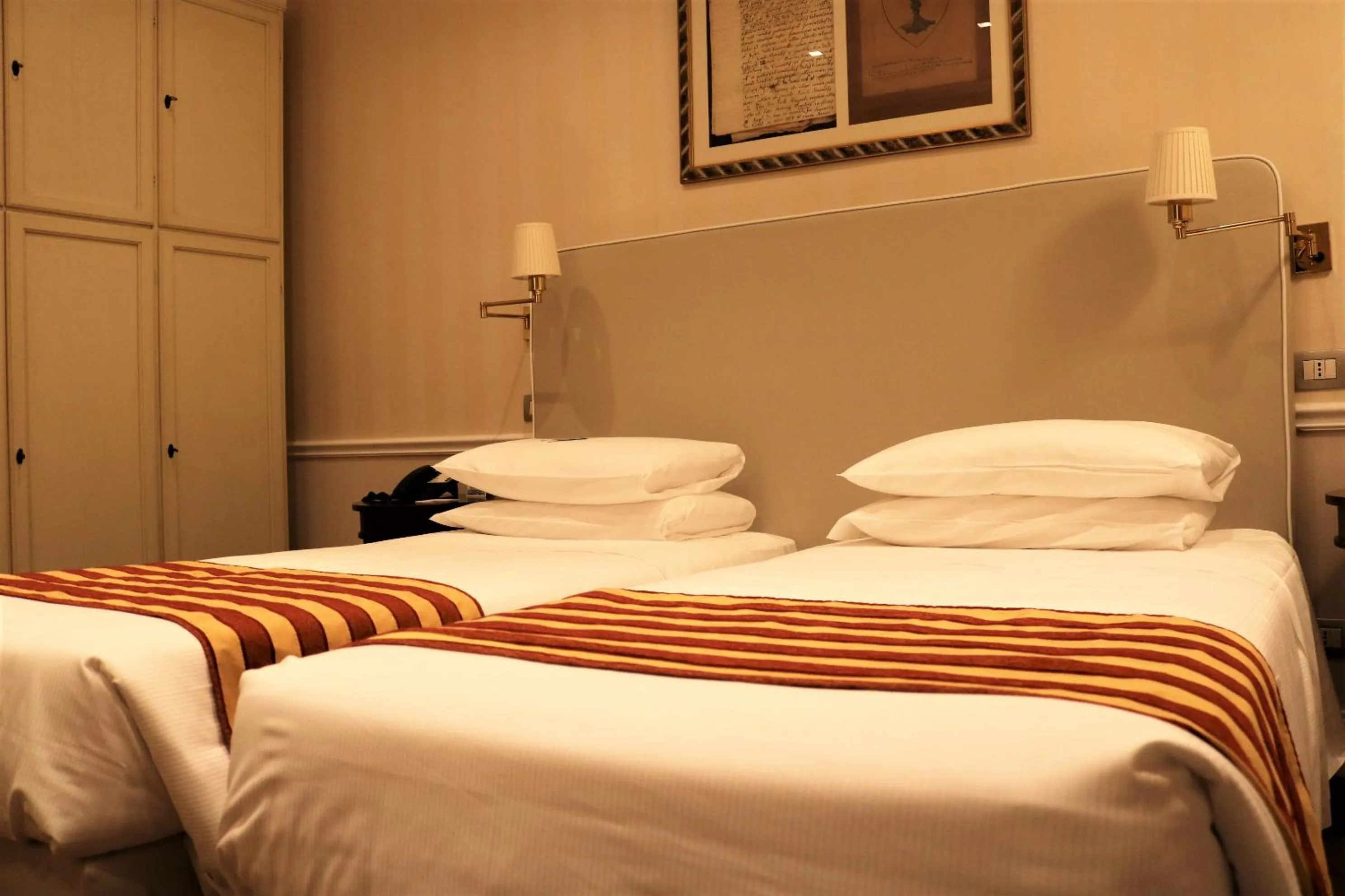 Bed in Hotel Firenze e Continentale