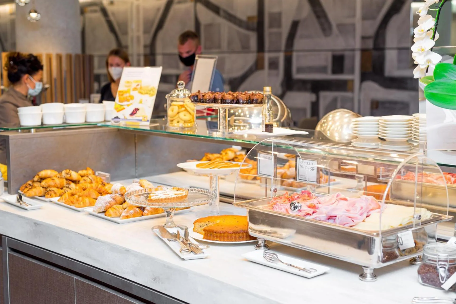 Continental breakfast in Hotel Firenze e Continentale