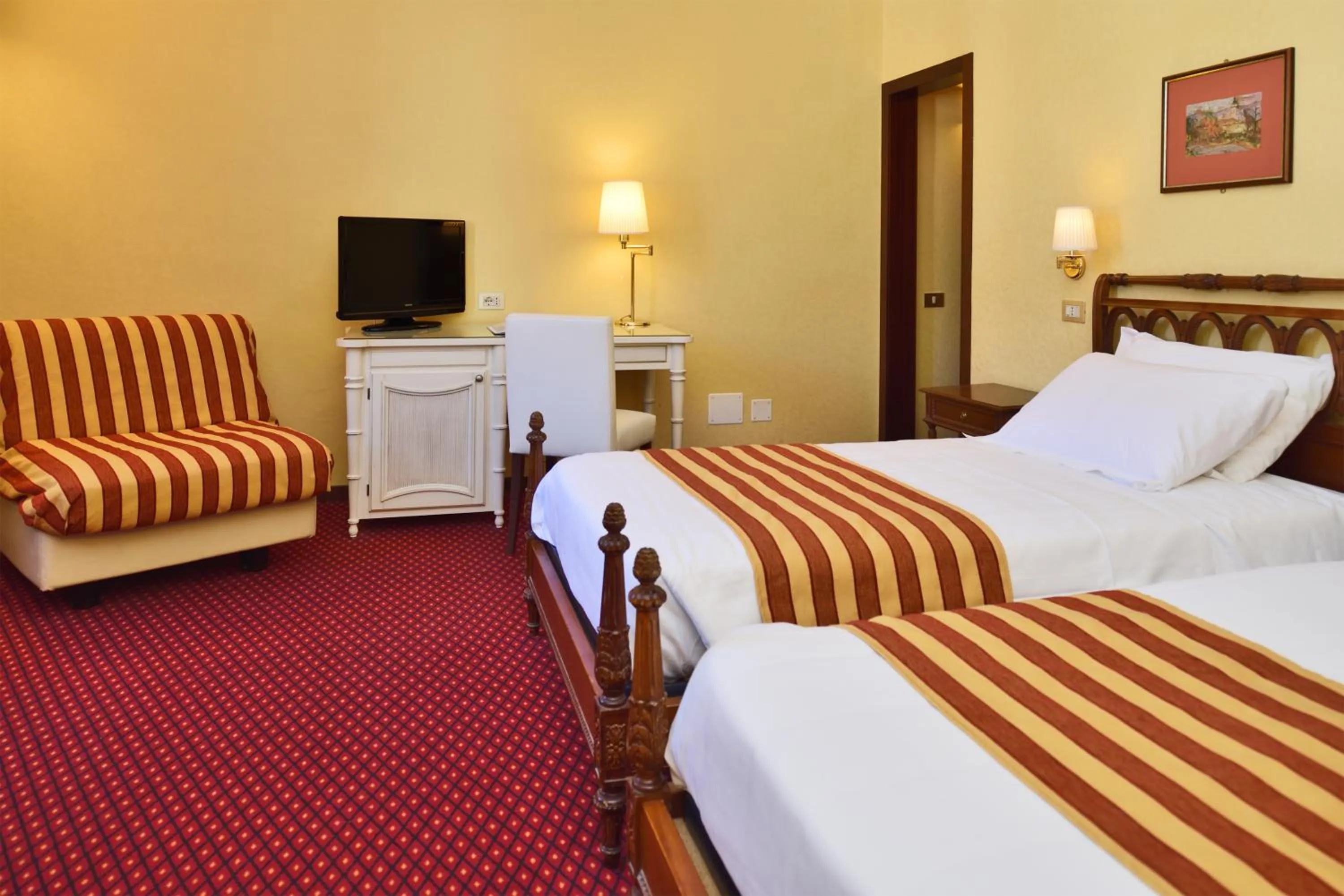 Bed in Hotel Firenze e Continentale