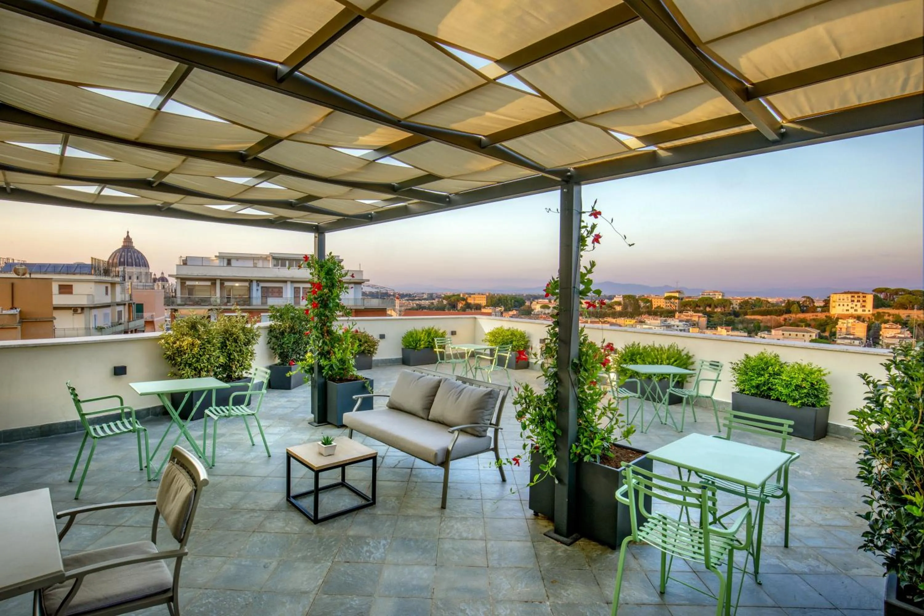 Balcony/Terrace in Hotel Alessandrino