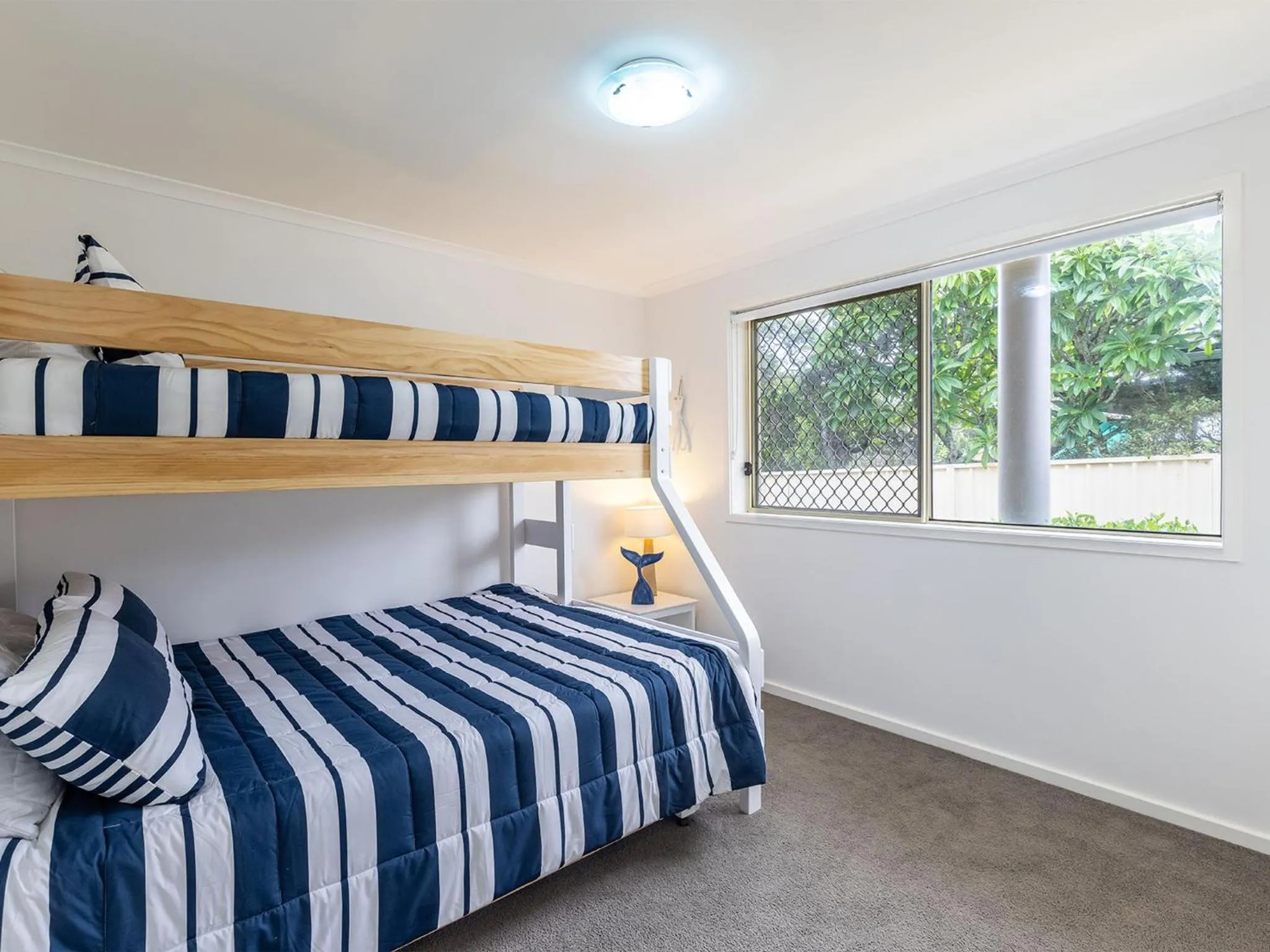 bunk bed, Bed in Baia Villa air con WiFi and views of Fingal Beach