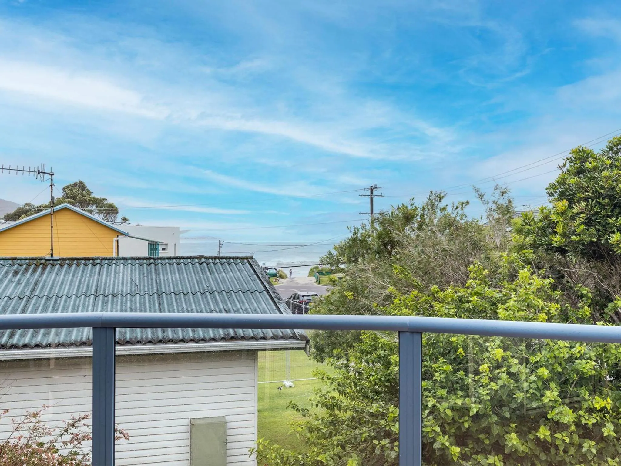 Sea view in Baia Villa air con WiFi and views of Fingal Beach
