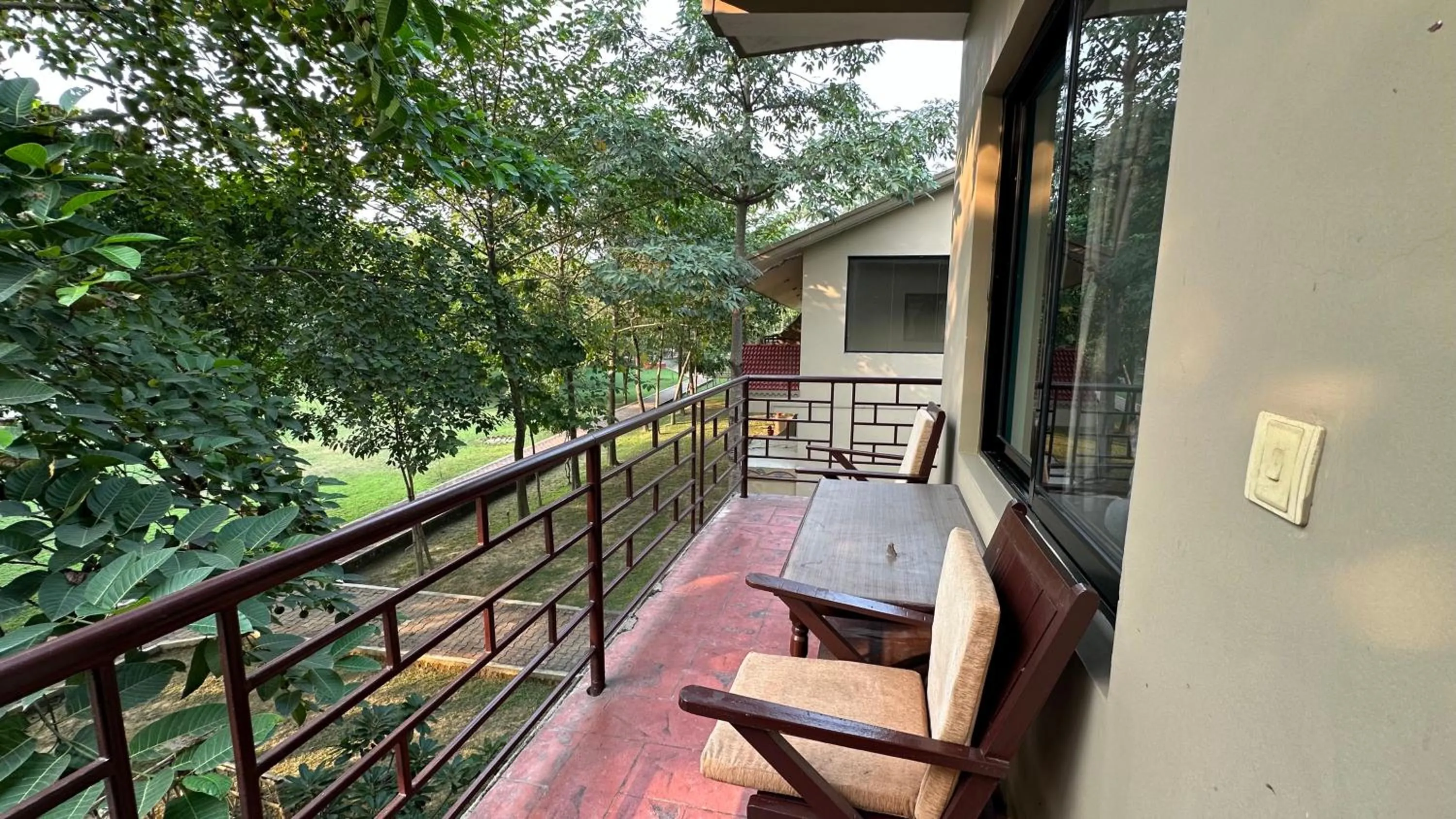 Balcony/Terrace in Lumbini Buddha Garden Resort