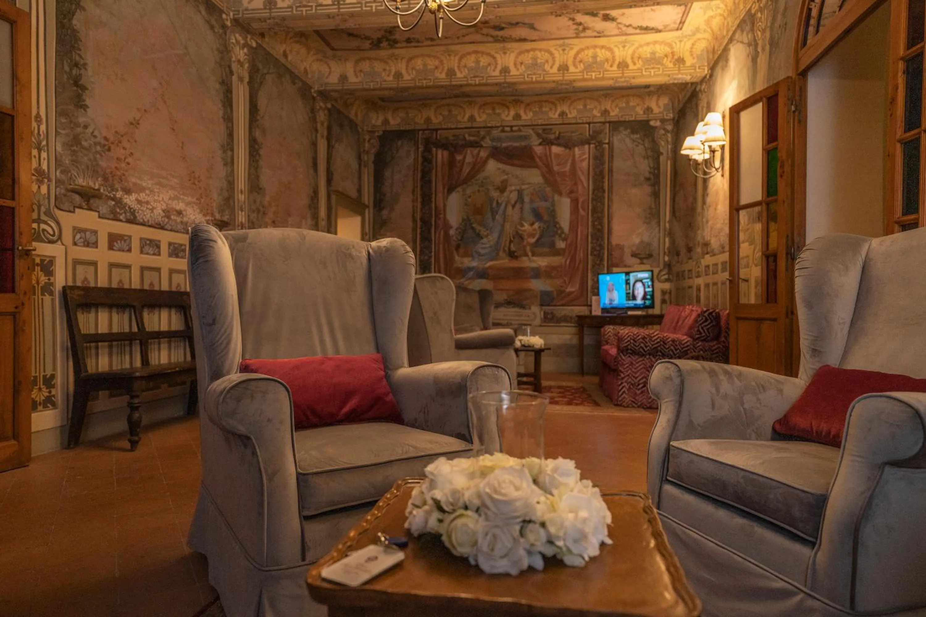 Lobby or reception in Hotel Palazzo San Niccolò & Spa