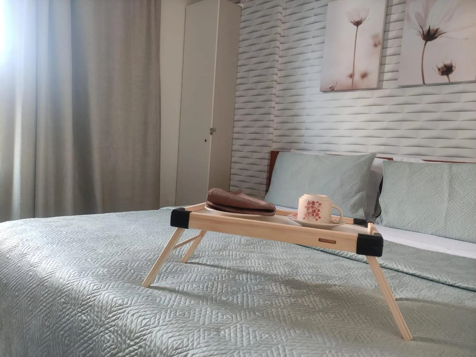 Bedroom, Bed in Apto Inteiro Cabo Branco pé na areia