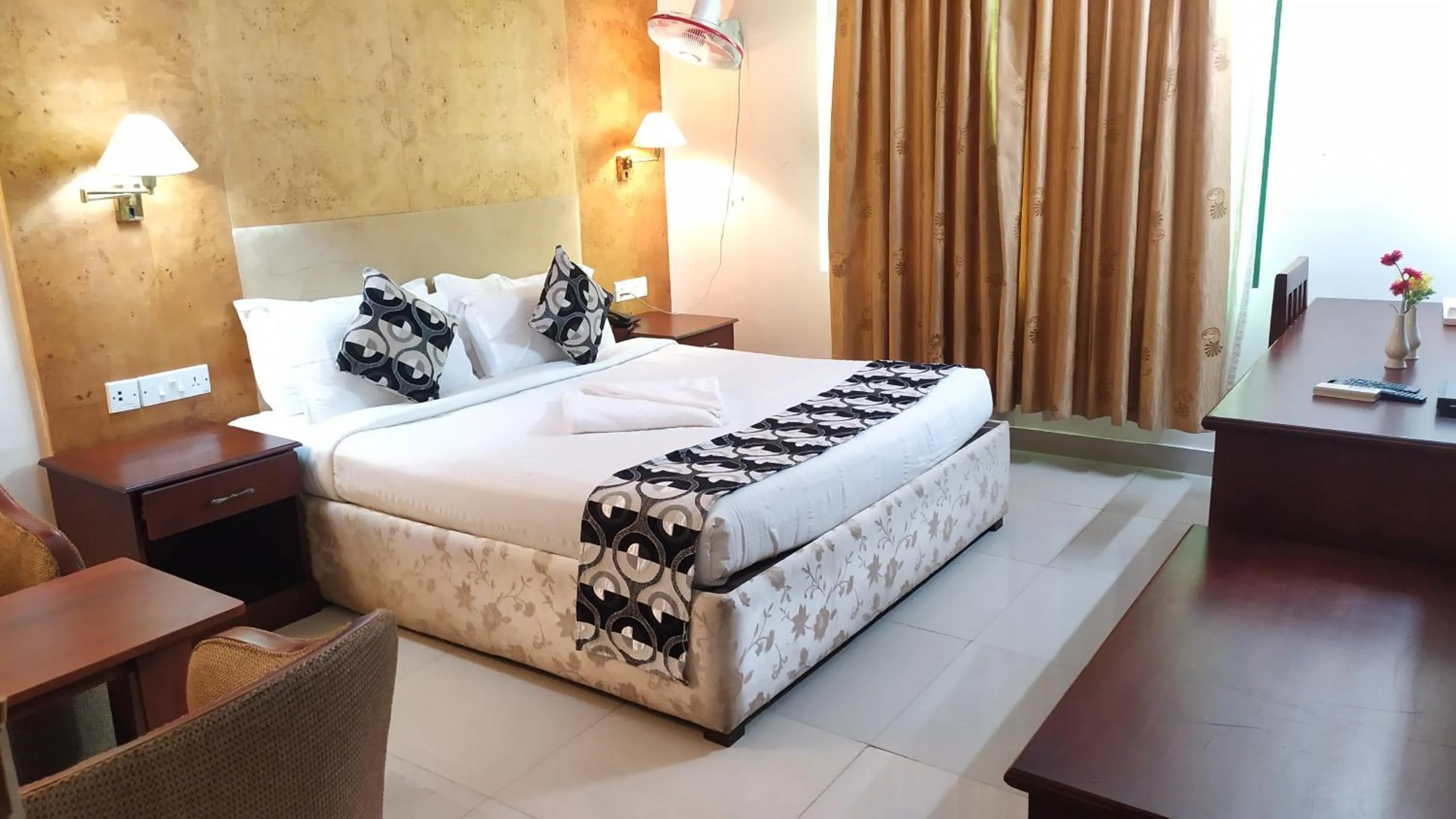 Bedroom in hotel bessota international