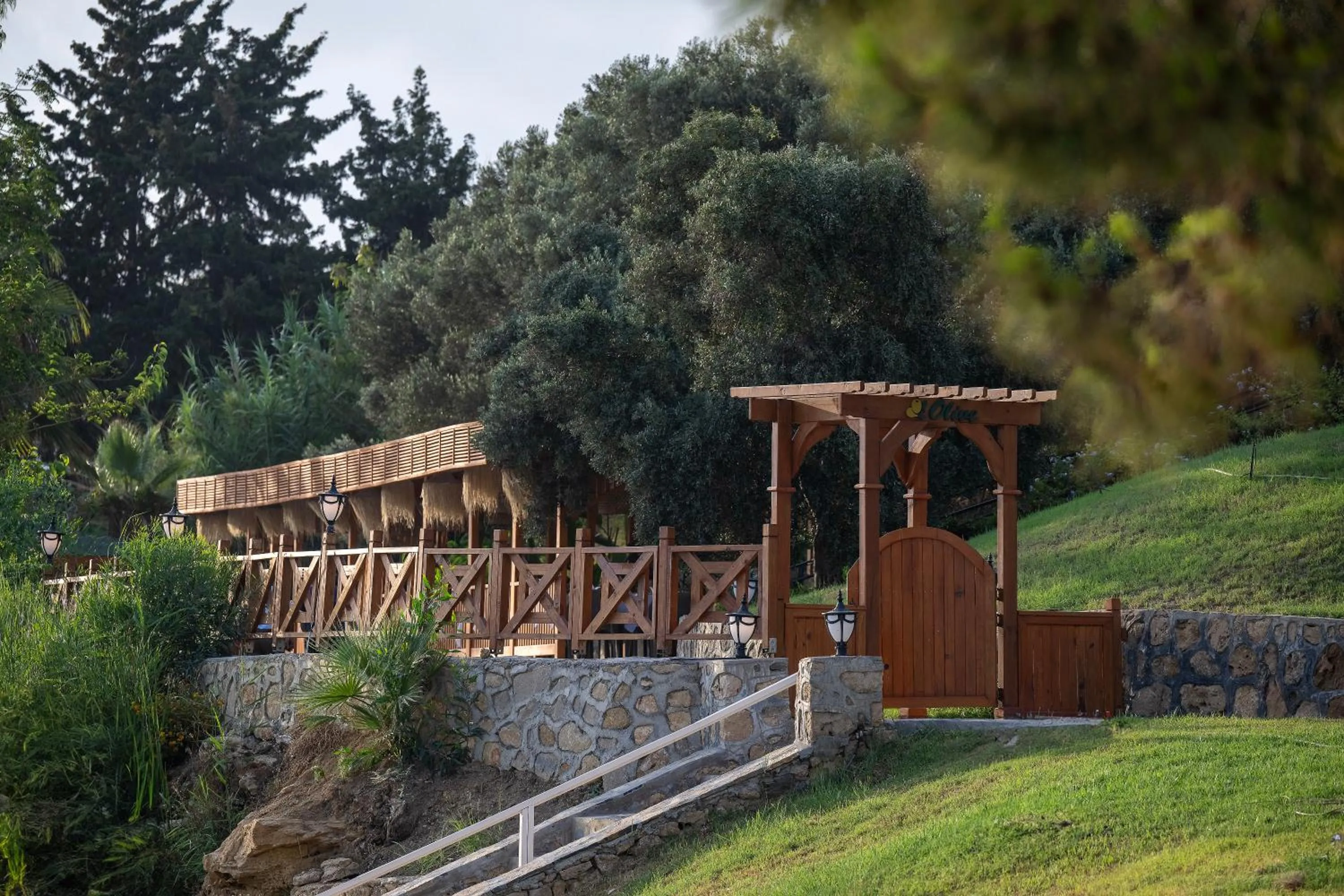 Garden view in Oz Hotels Incekum Beach