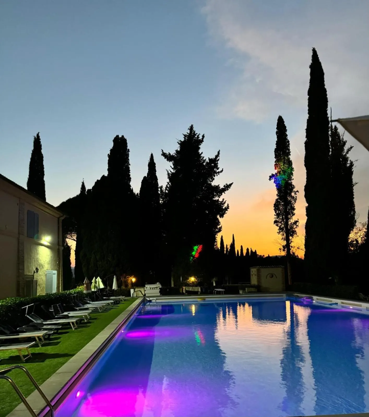 Pool view in Hotel Villa San Donino